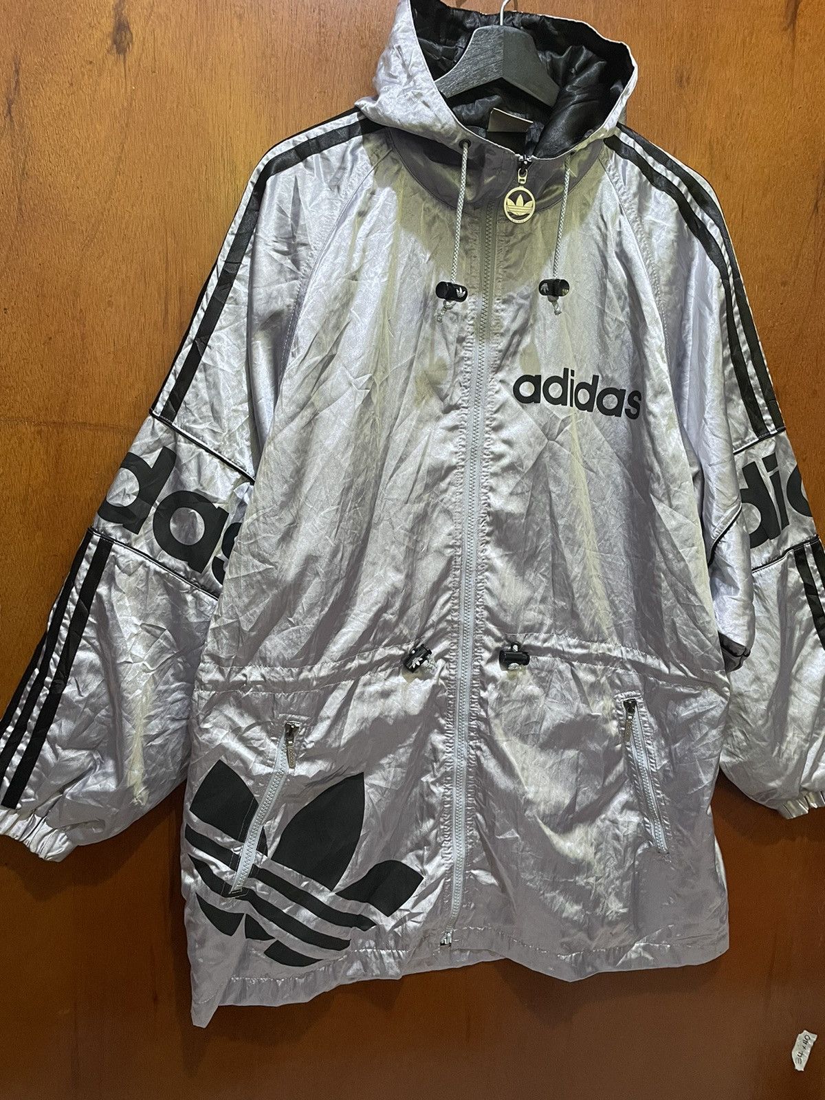 Vintage Vintage Adidas Decente Long Jacket Size US L / EU 52-54 / 3 - 2 Thumbnail