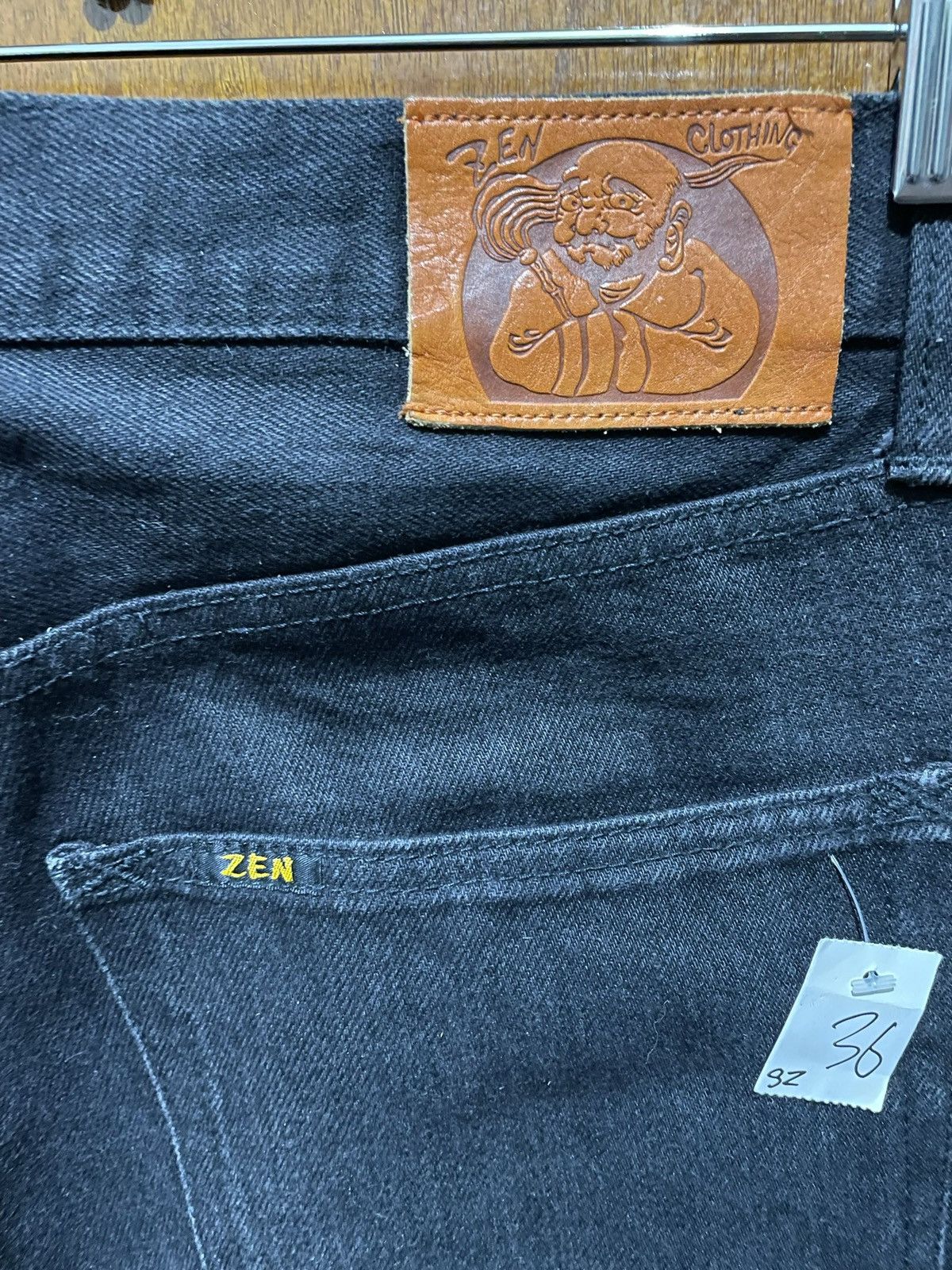 Japanese Brand Rare Zen Art Motives Japanese Denim Size US 36 / EU 52 - 7 Thumbnail