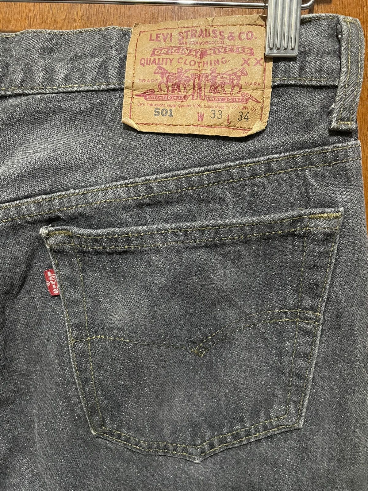 Levi's Rare Levis 501 Distressed Kurt Kobain Style Size US 32 / EU 48 - 4 Thumbnail