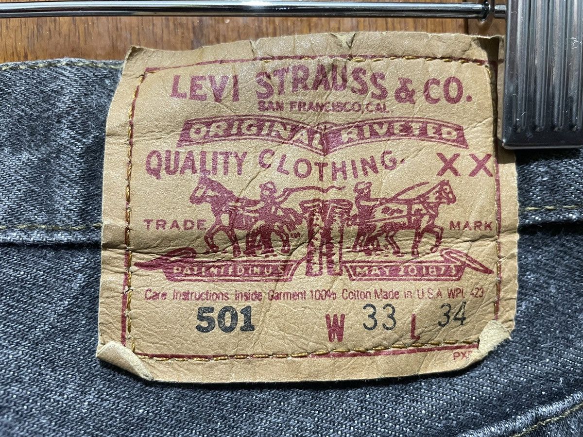 Levi's Rare Levis 501 Distressed Kurt Kobain Style Size US 32 / EU 48 - 5 Thumbnail