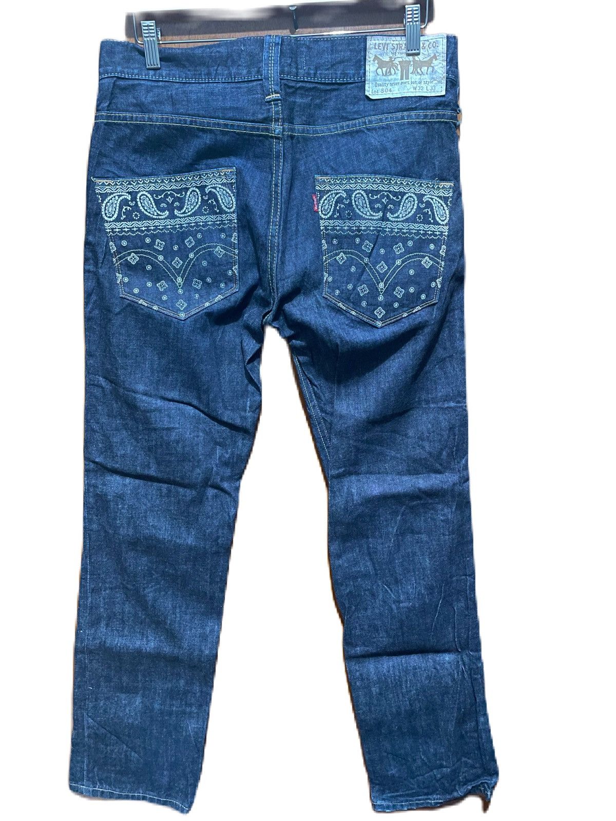 Levi's Rare Levis Bandana Pockets Jeans Size US 34 / EU 50 - 3 Thumbnail