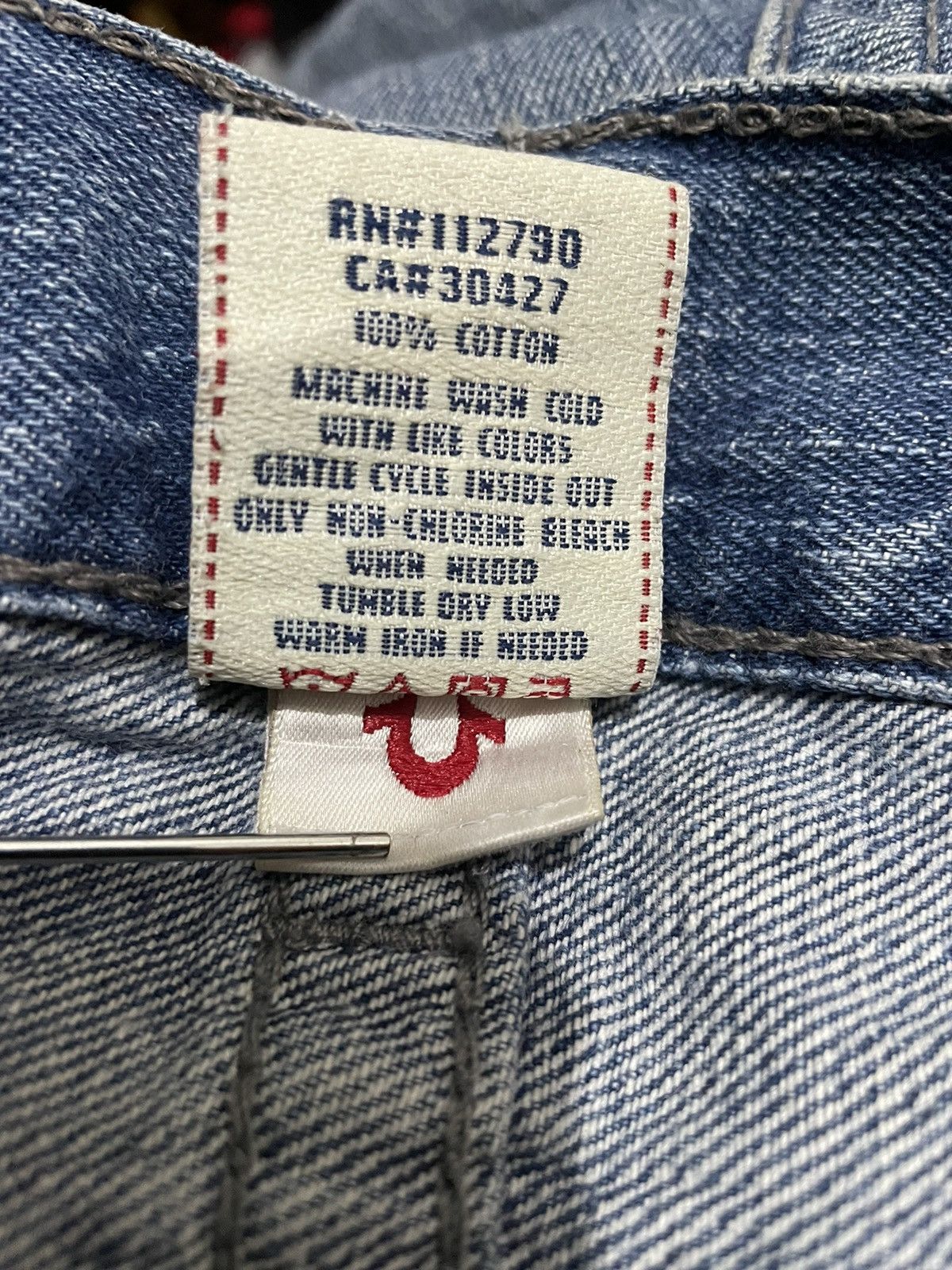 True Religion Vintage True Religion Section Straight Jeans Size US 37 - 10 Thumbnail