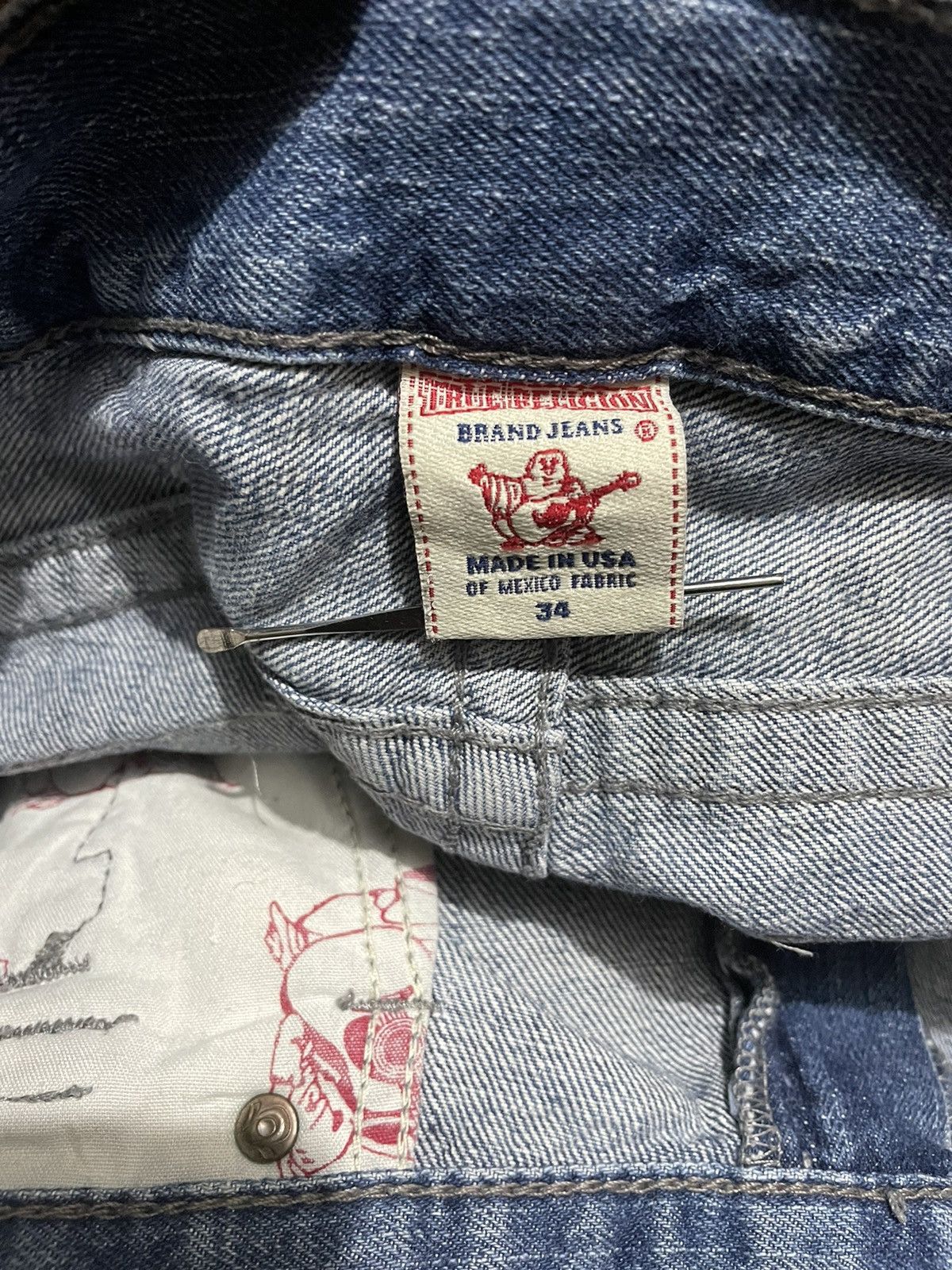 True Religion Vintage True Religion Section Straight Jeans Size US 37 - 9 Thumbnail