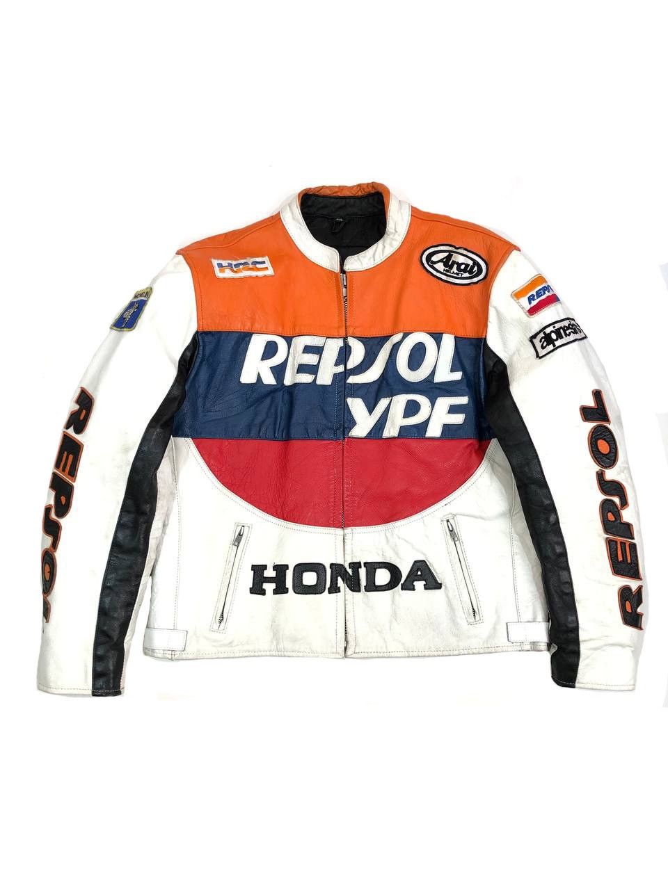 image of Honda Repsol Vintage Moto Jacket in White, Men's (Size XL)