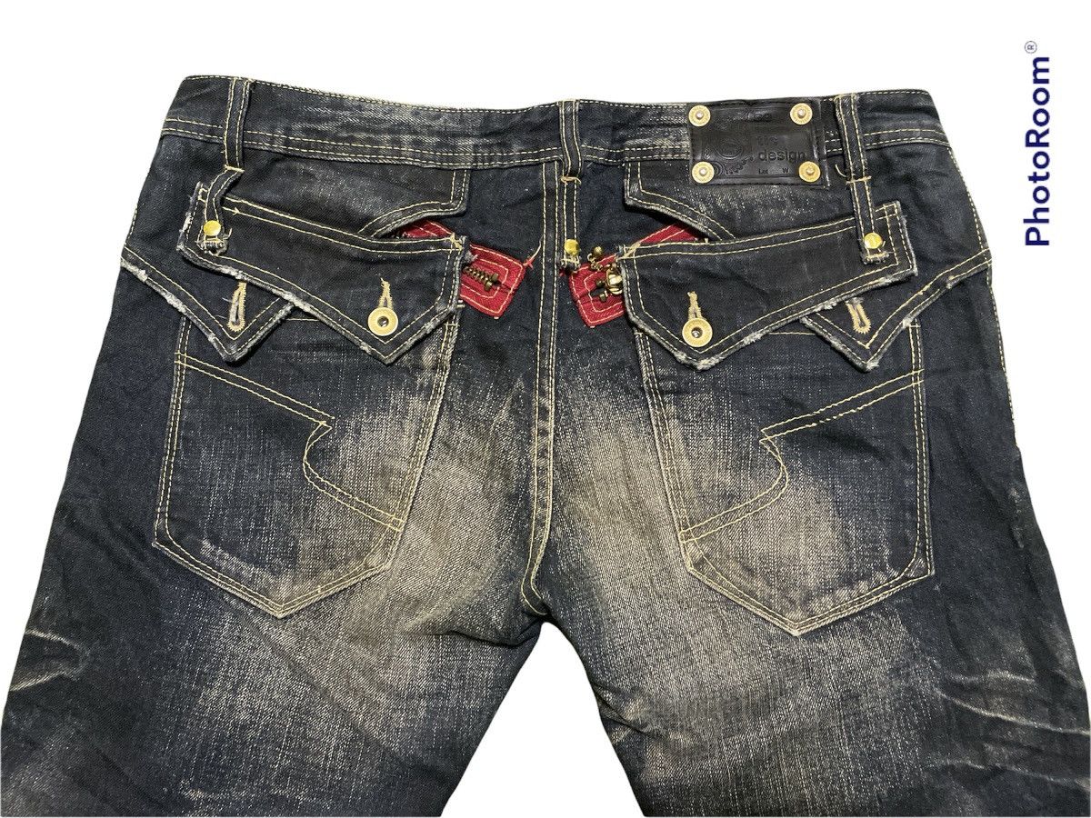 Japanese Brand Rare Semantic Design Distressed Look Like Size US 36 / EU 52 - 3 Thumbnail