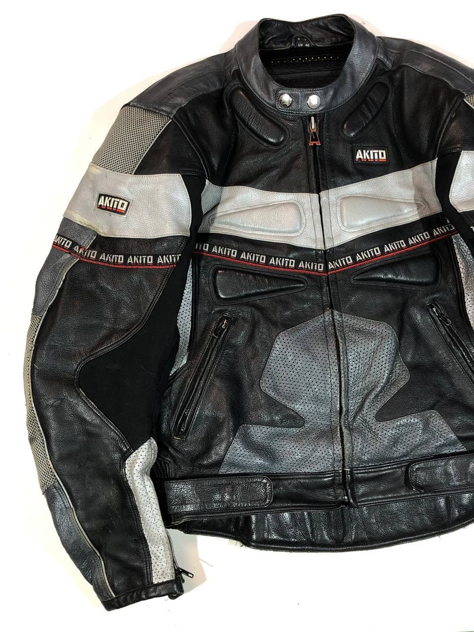 Other AKITO Moto Leather Jacket Racing Size US S / EU 44-46 / 1 - 5 Thumbnail