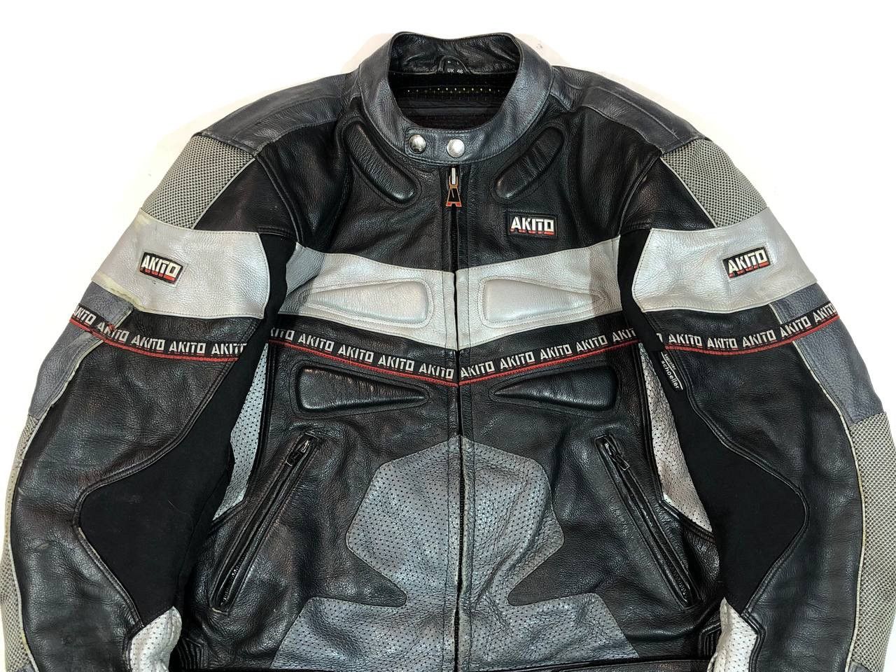 Other AKITO Moto Leather Jacket Racing Size US S / EU 44-46 / 1 - 3 Thumbnail
