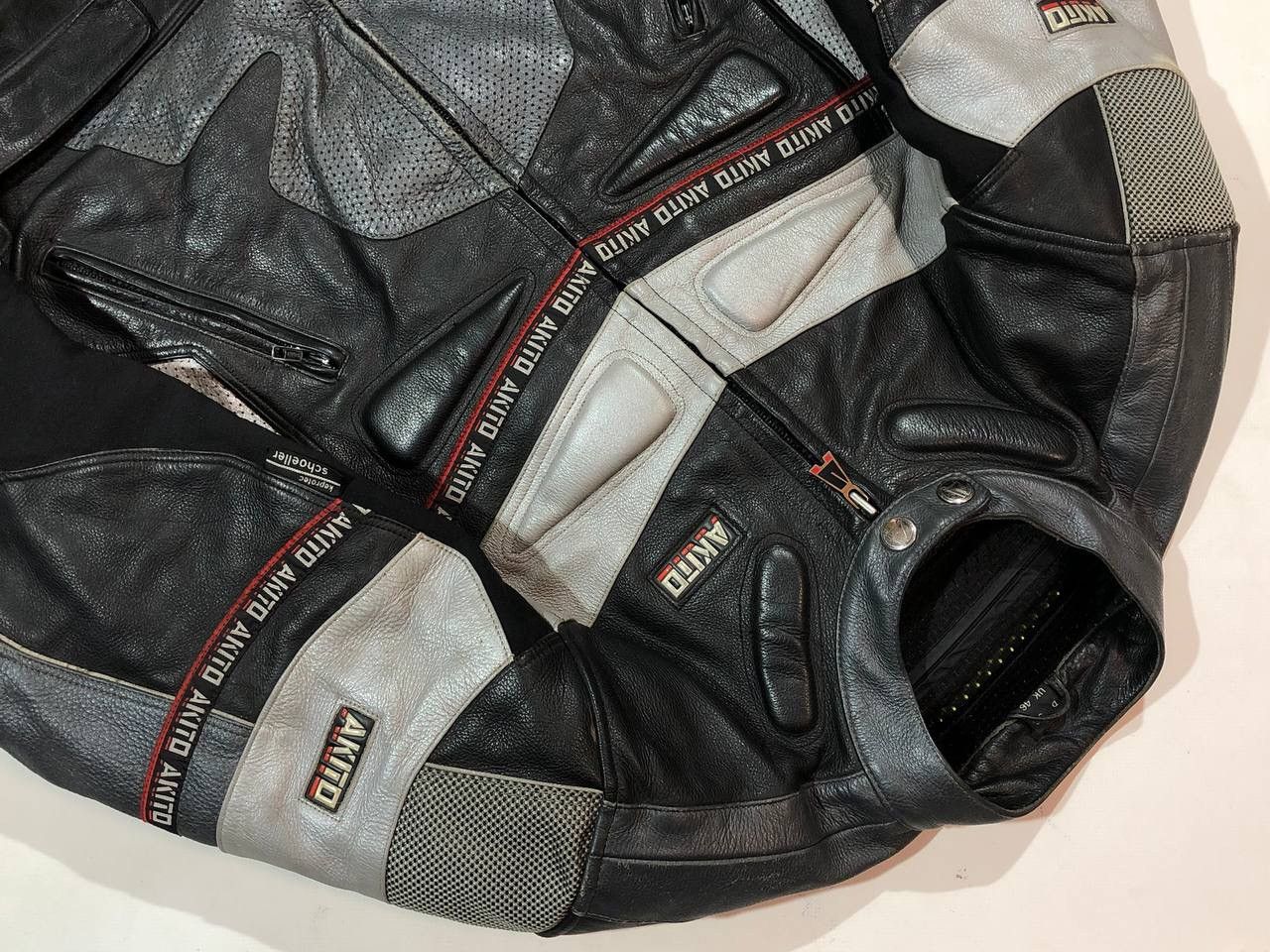 Other AKITO Moto Leather Jacket Racing Size US S / EU 44-46 / 1 - 7 Thumbnail