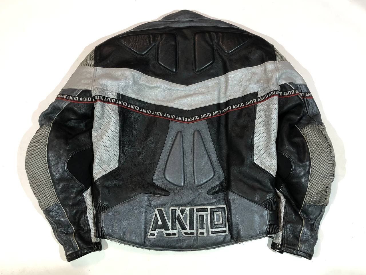Other AKITO Moto Leather Jacket Racing Size US S / EU 44-46 / 1 - 2 Thumbnail