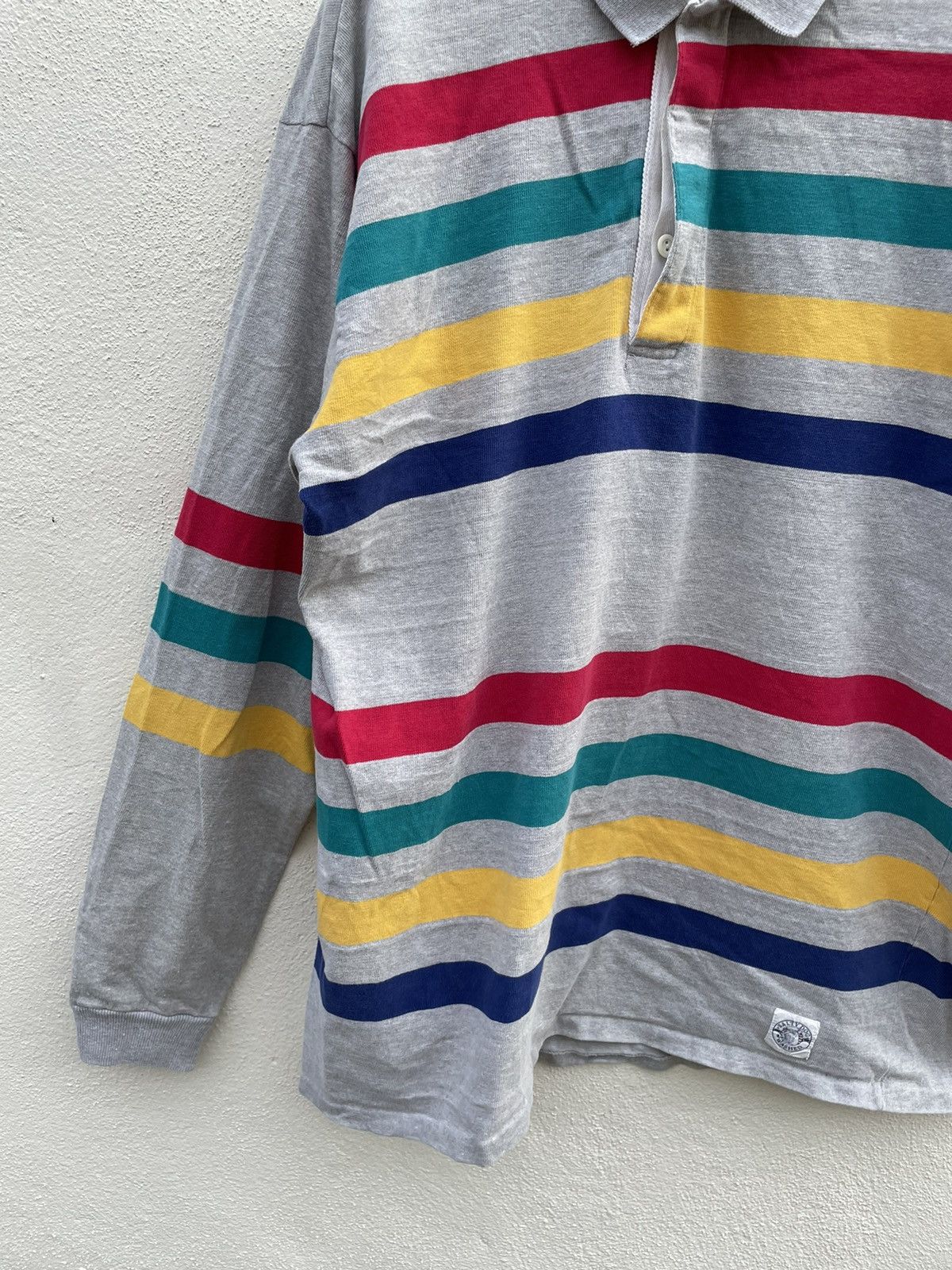 Gant Vintage 90s Salty Dog Washed Rugby Polo t Shirt Made In Usa Size US L / EU 52-54 / 3 - 3 Thumbnail
