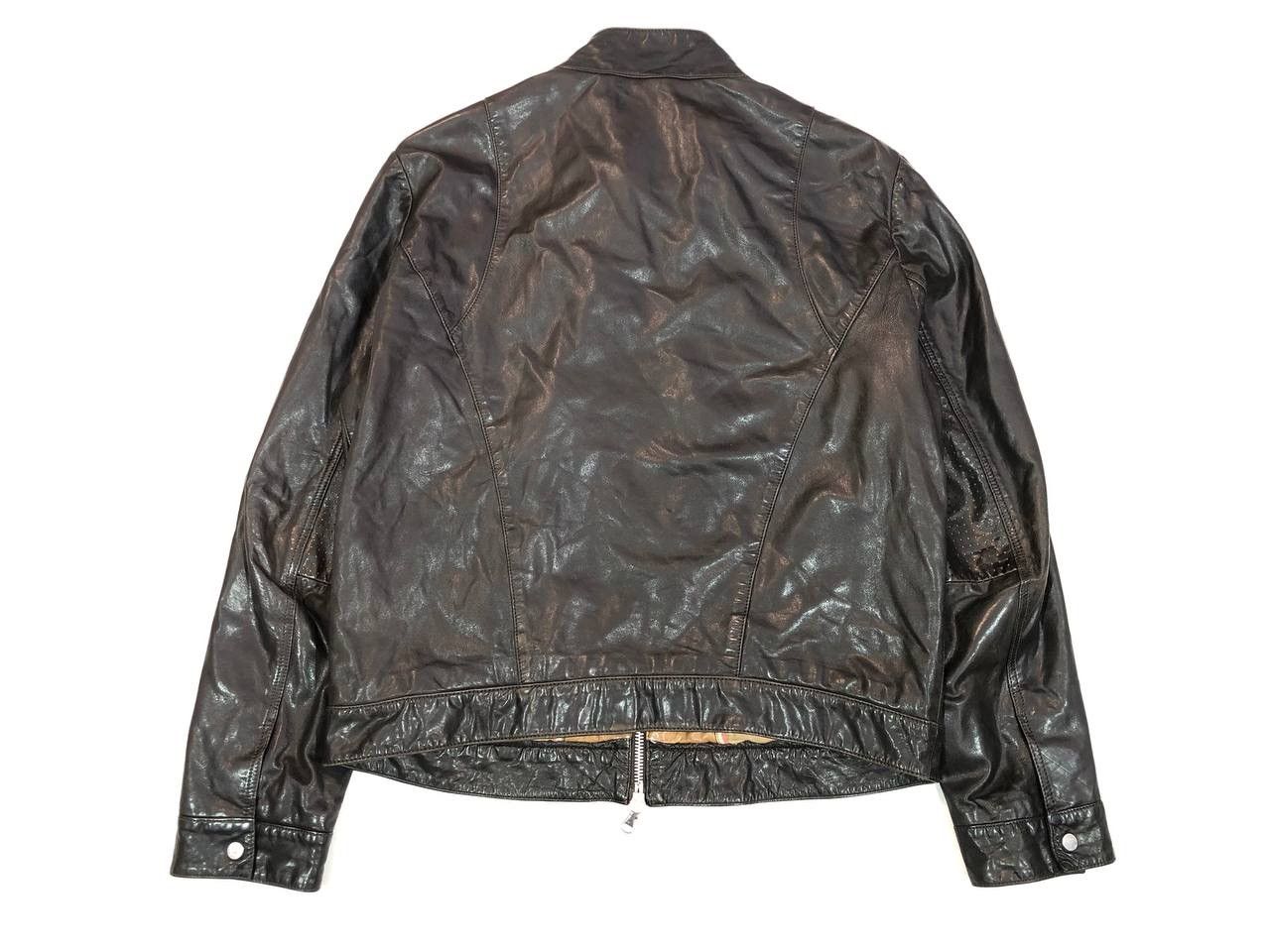 Genuine Leather × Peuterey Peuterey Leather Jacket Black Size US XL / EU 56 / 4 - 10 Thumbnail