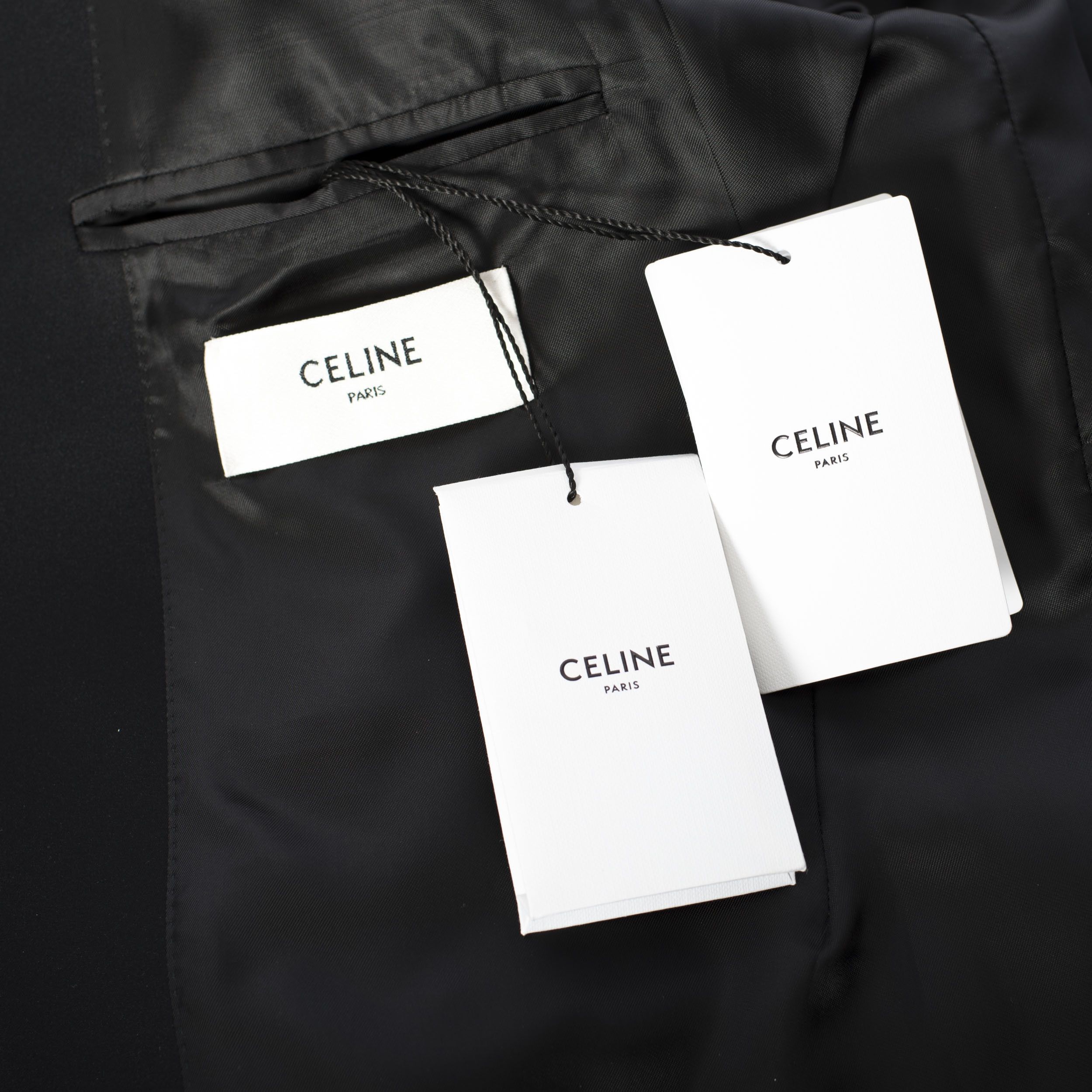 Celine × Hedi Slimane Tuxedo Peak Collar Jacket In Croc Embossed Velvet Size 38R - 12 Thumbnail