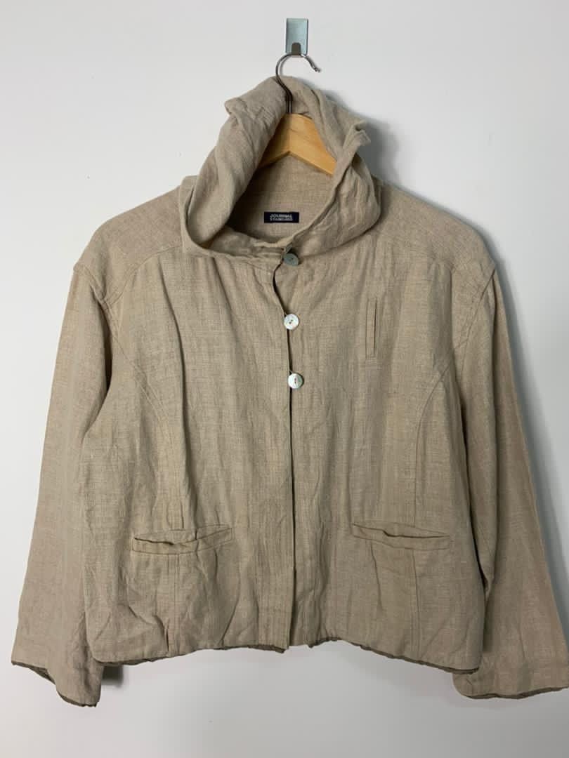 Journal Standard Journal Standard Hoodie Cropped Jacket Linen Size US M / EU 48-50 / 2 - 2 Thumbnail