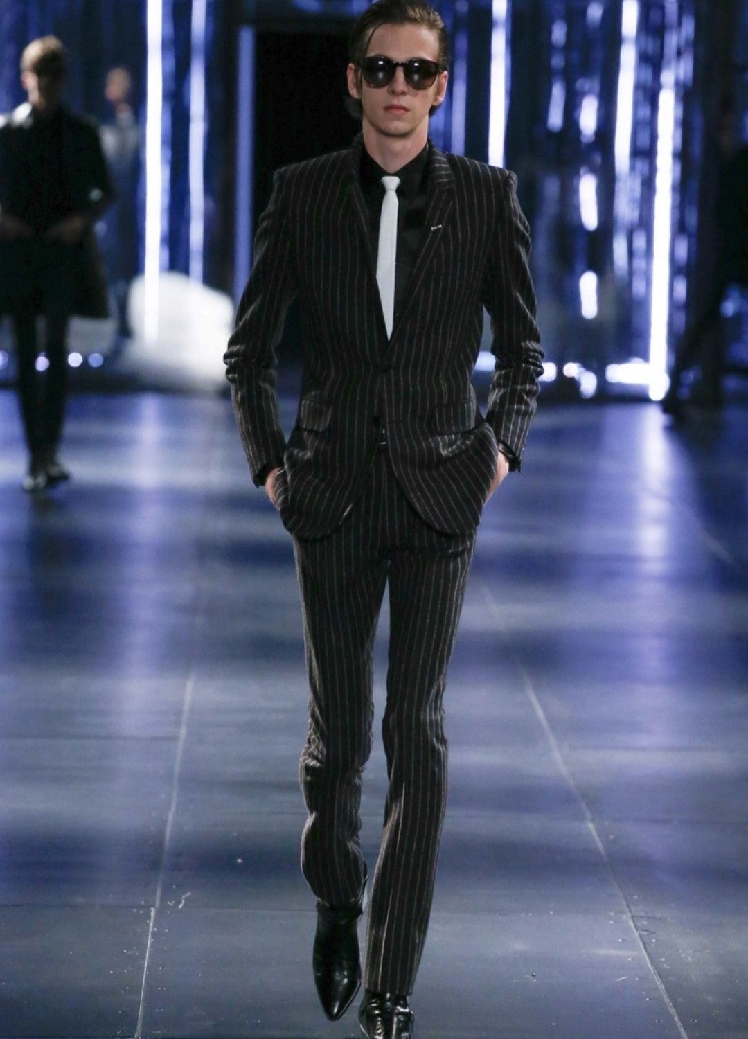 Saint Laurent Paris Saint Laurent Autumn and winter striped suit suit with pants Size US S / EU 44-46 / 1 - 2 Thumbnail