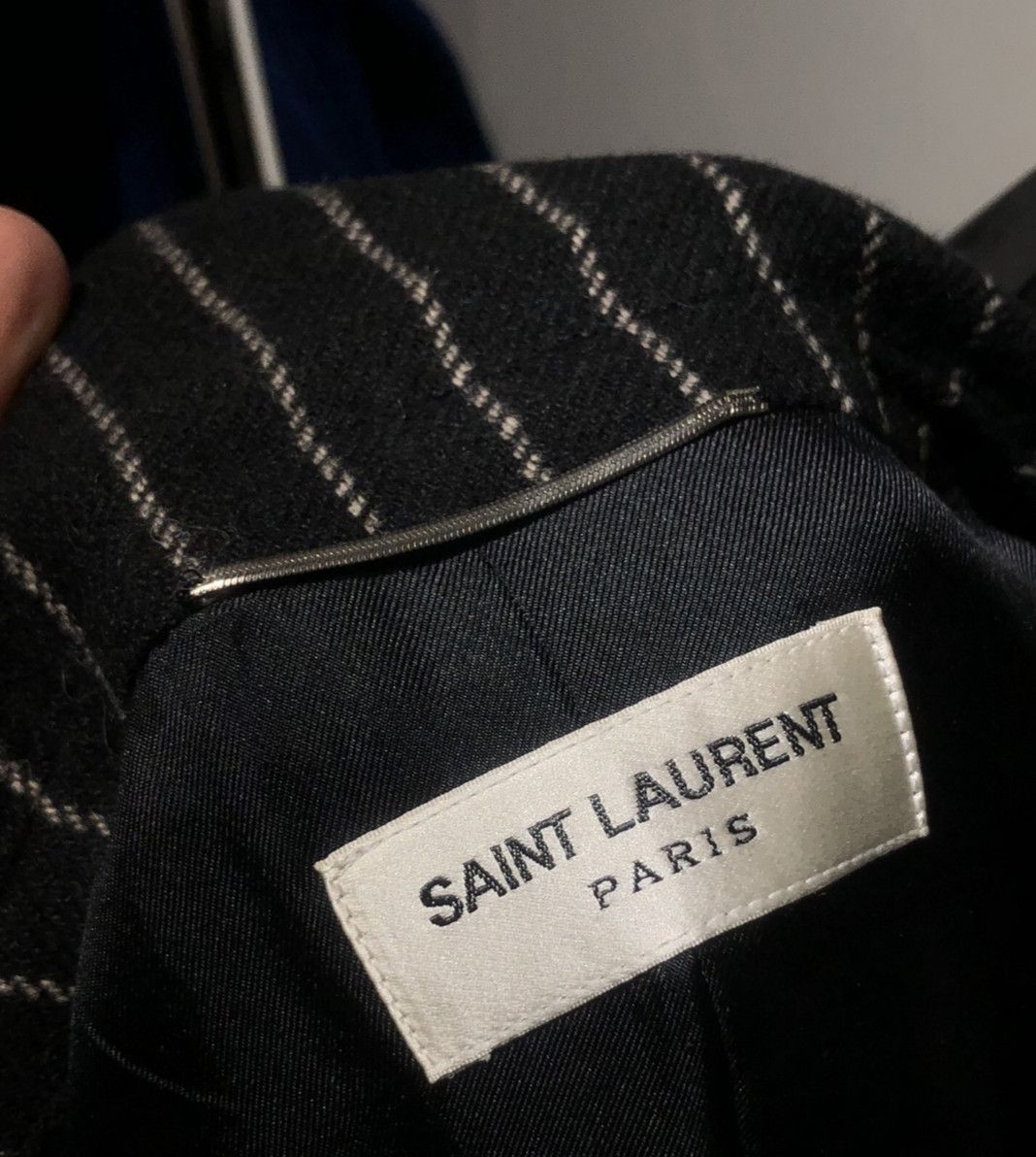 Saint Laurent Paris Saint Laurent Autumn and winter striped suit suit with pants Size US S / EU 44-46 / 1 - 6 Thumbnail