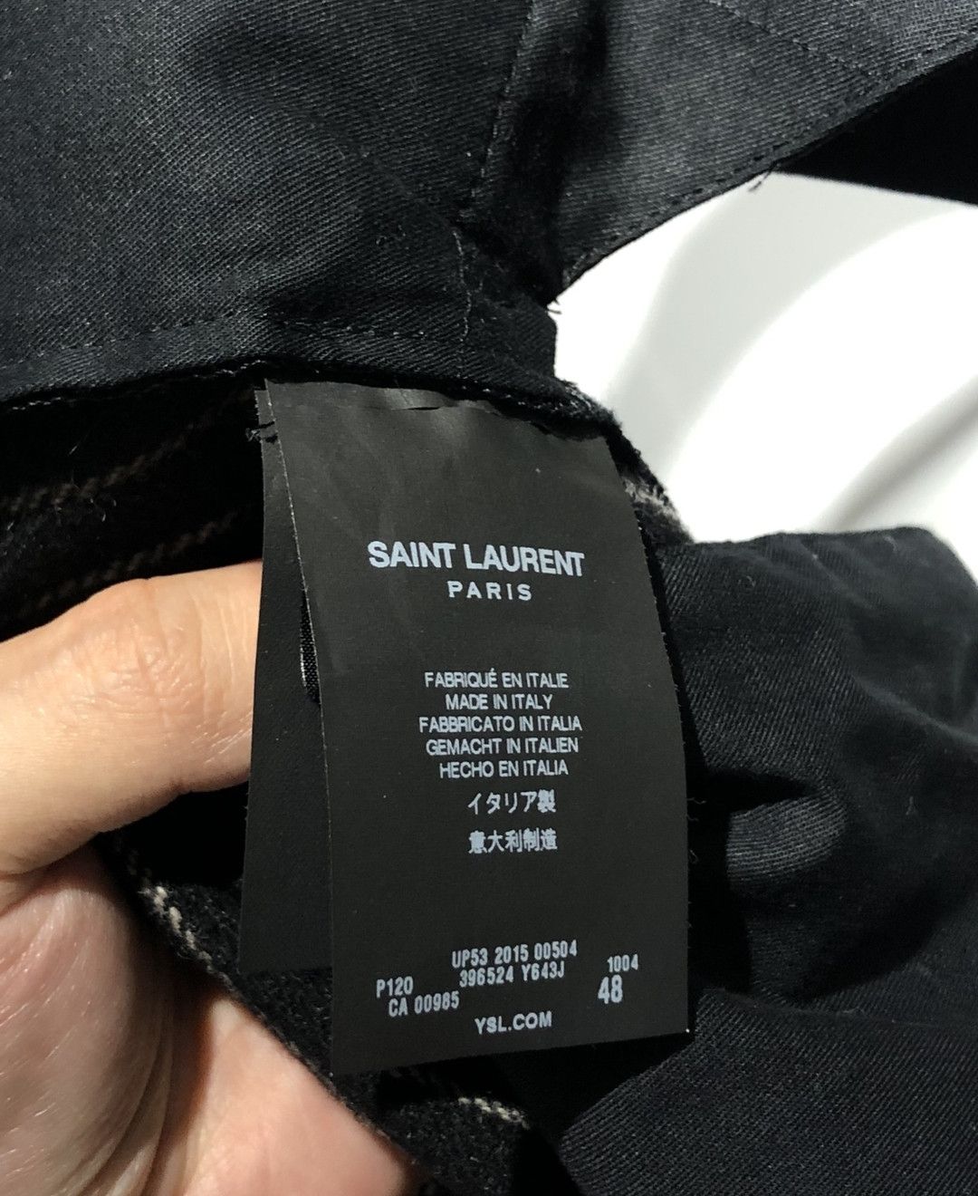 Saint Laurent Paris Saint Laurent Autumn and winter striped suit suit with pants Size US S / EU 44-46 / 1 - 9 Thumbnail