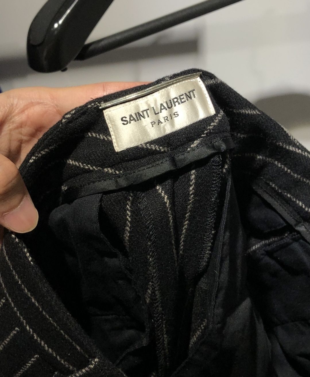 Saint Laurent Paris Saint Laurent Autumn and winter striped suit suit with pants Size US S / EU 44-46 / 1 - 8 Thumbnail
