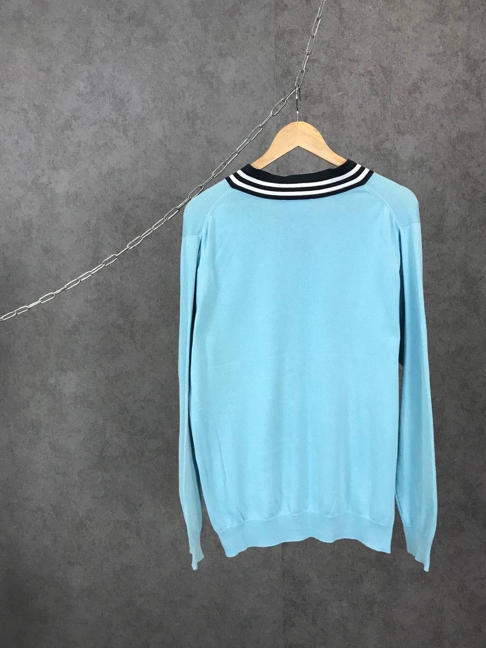 Lacoste Lacoste vintage v neck sweatshirt Size US L / EU 52-54 / 3 - 7 Thumbnail