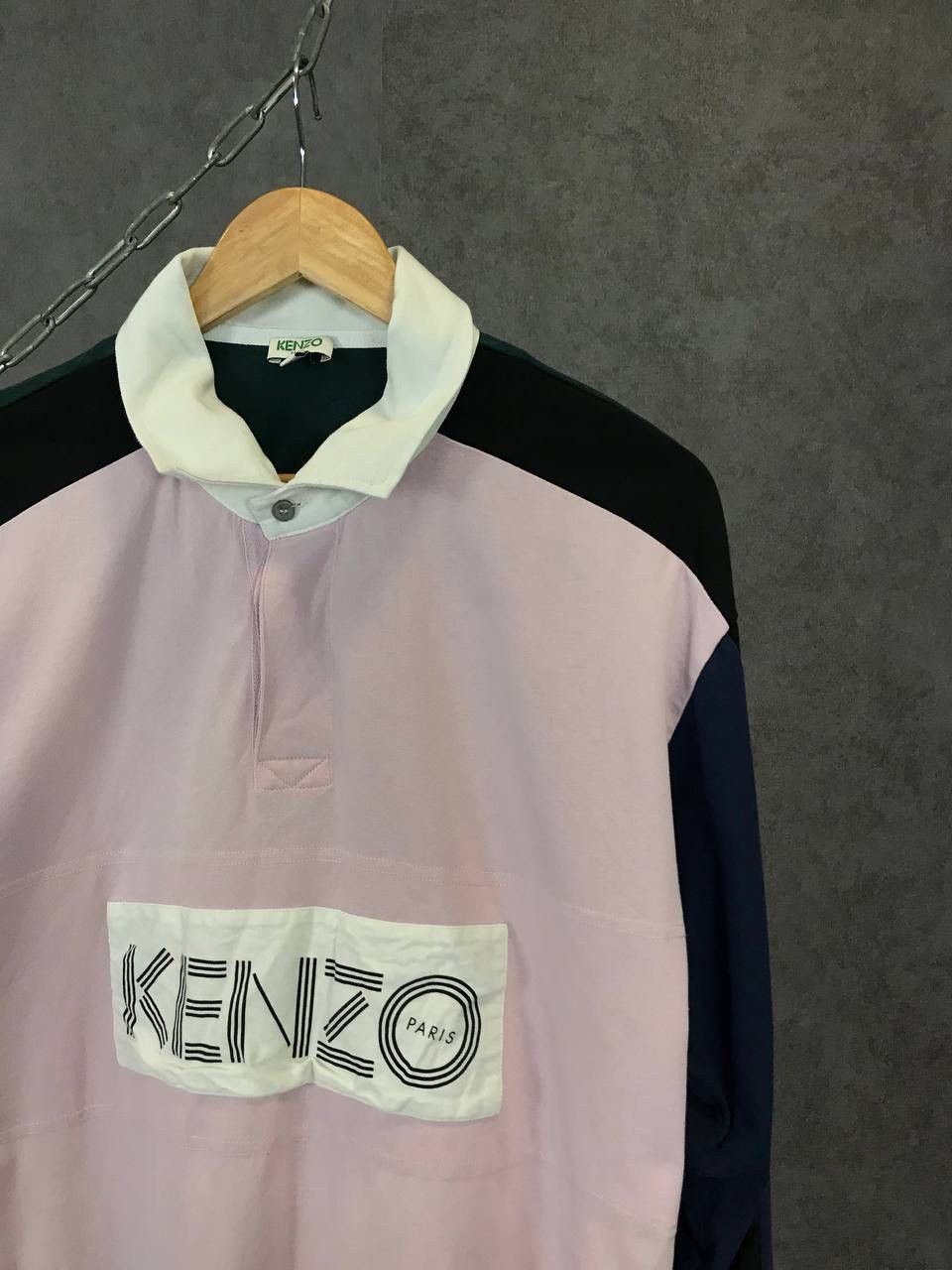 Kenzo Kenzo big center logo polo sweatshirt Size US M / EU 48-50 / 2 - 2 Thumbnail