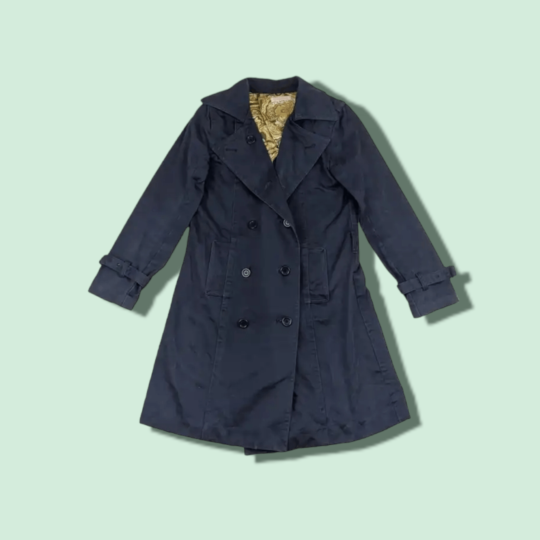 Japanese Brand Japan LA PASTEQUE Trench Coat Long Jacket Size S / US 4 / IT 40 - 1 Thumbnail