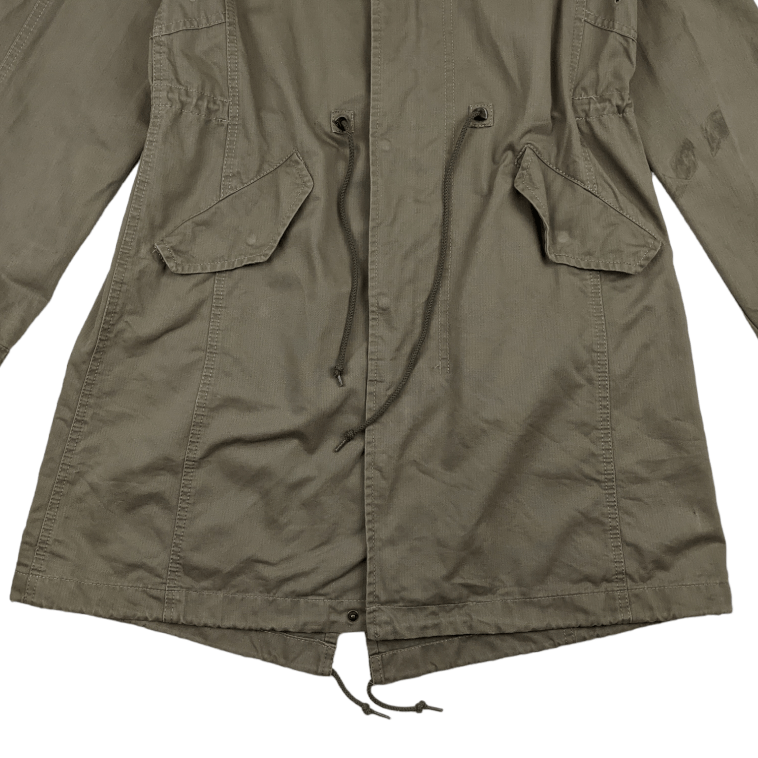 Japanese Brand Japan VERT DENSE Trench Coat Long Jacket With Hoodie Size M / US 6-8 / IT 42-44 - 5 Thumbnail
