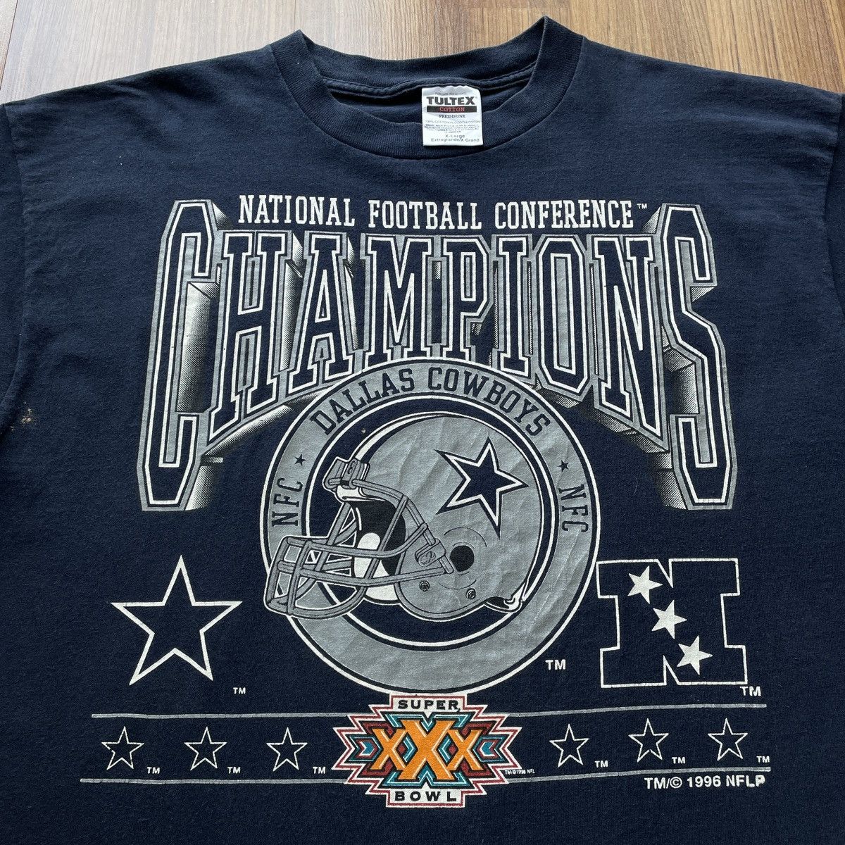 NFL 1996 Dallas Cowboys NFL Super bowl xxx american football 90s Size US XL / EU 56 / 4 - 1 Thumbnail