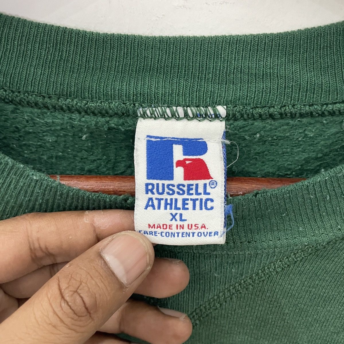 Russell Athletic Vintage 90s Russell Big Logo Sweatshirt Size US XL / EU 56 / 4 - 5 Thumbnail