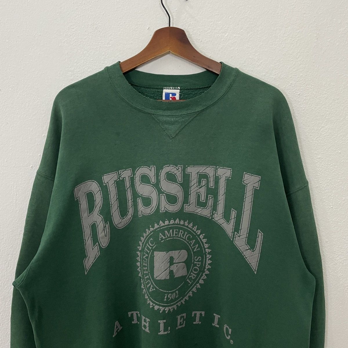 Russell Athletic Vintage 90s Russell Big Logo Sweatshirt Size US XL / EU 56 / 4 - 4 Thumbnail