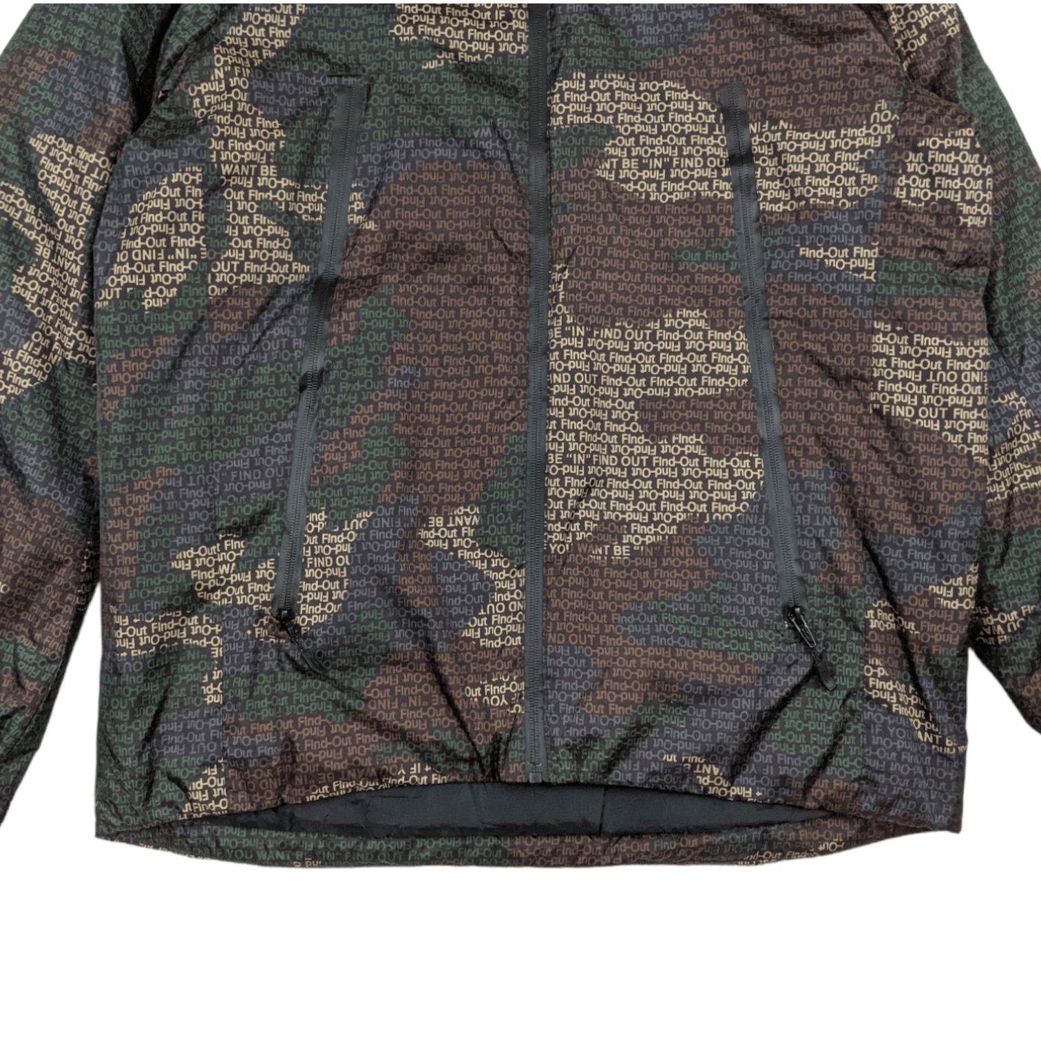 Japanese Brand Japan FIND OUT Monogram Winter Warm Puffer Jacket Size US L / EU 52-54 / 3 - 6 Thumbnail