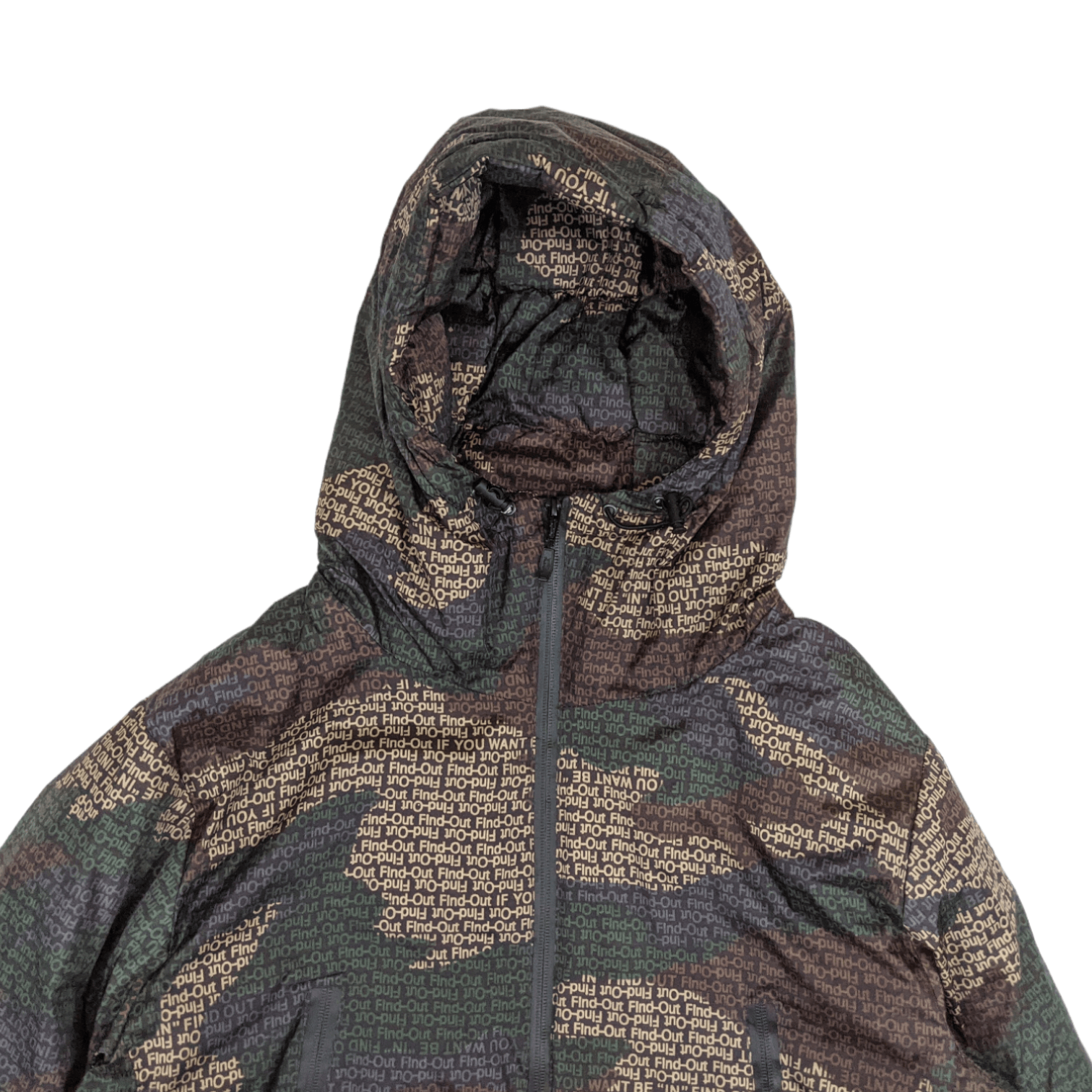 Japanese Brand Japan FIND OUT Monogram Winter Warm Puffer Jacket Size US L / EU 52-54 / 3 - 5 Thumbnail