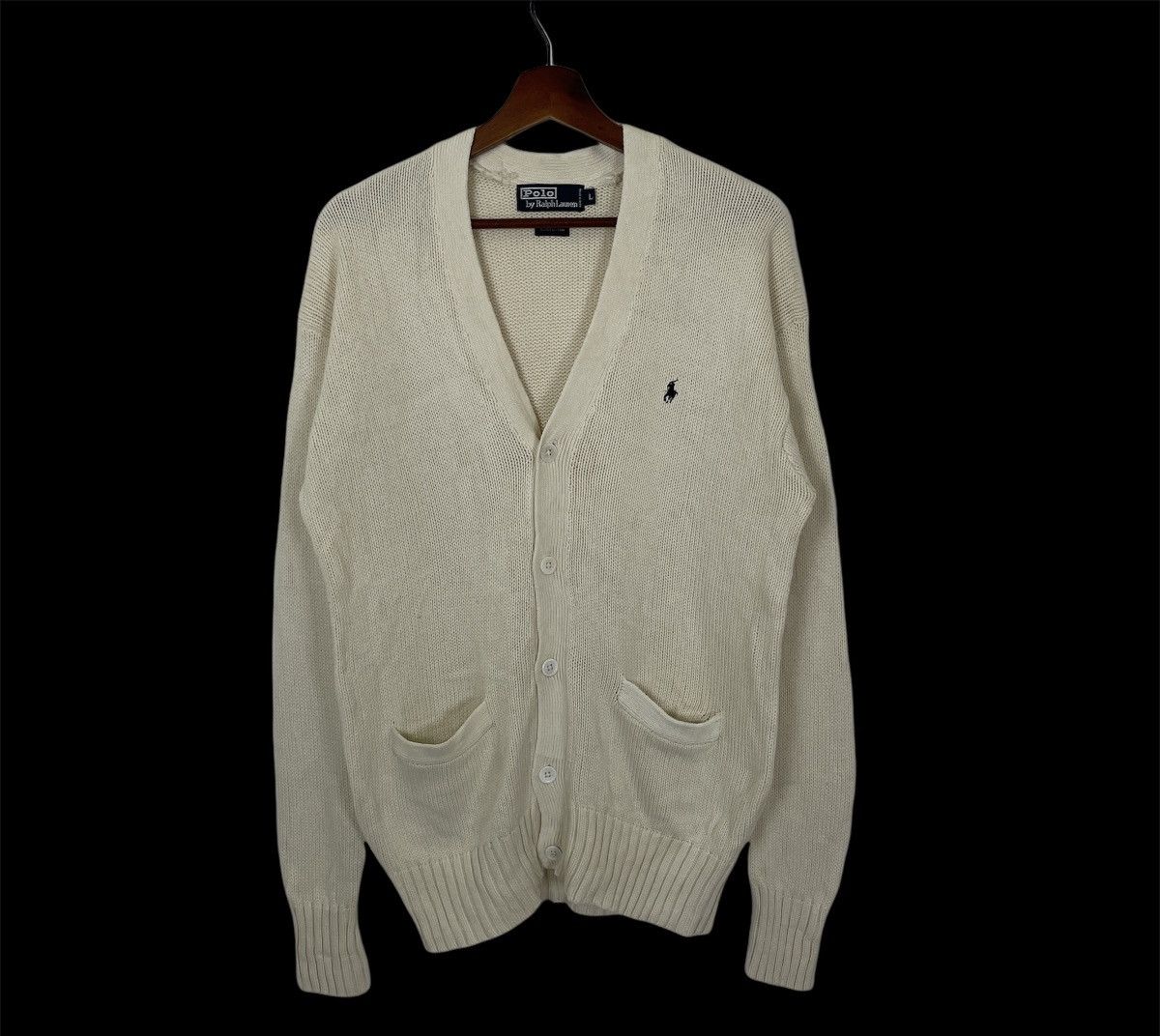 Polo Ralph Lauren Vtg Polo By Ralph Lauren Embroidery Small Logo Cardingan Size US L / EU 52-54 / 3 - 1 Thumbnail