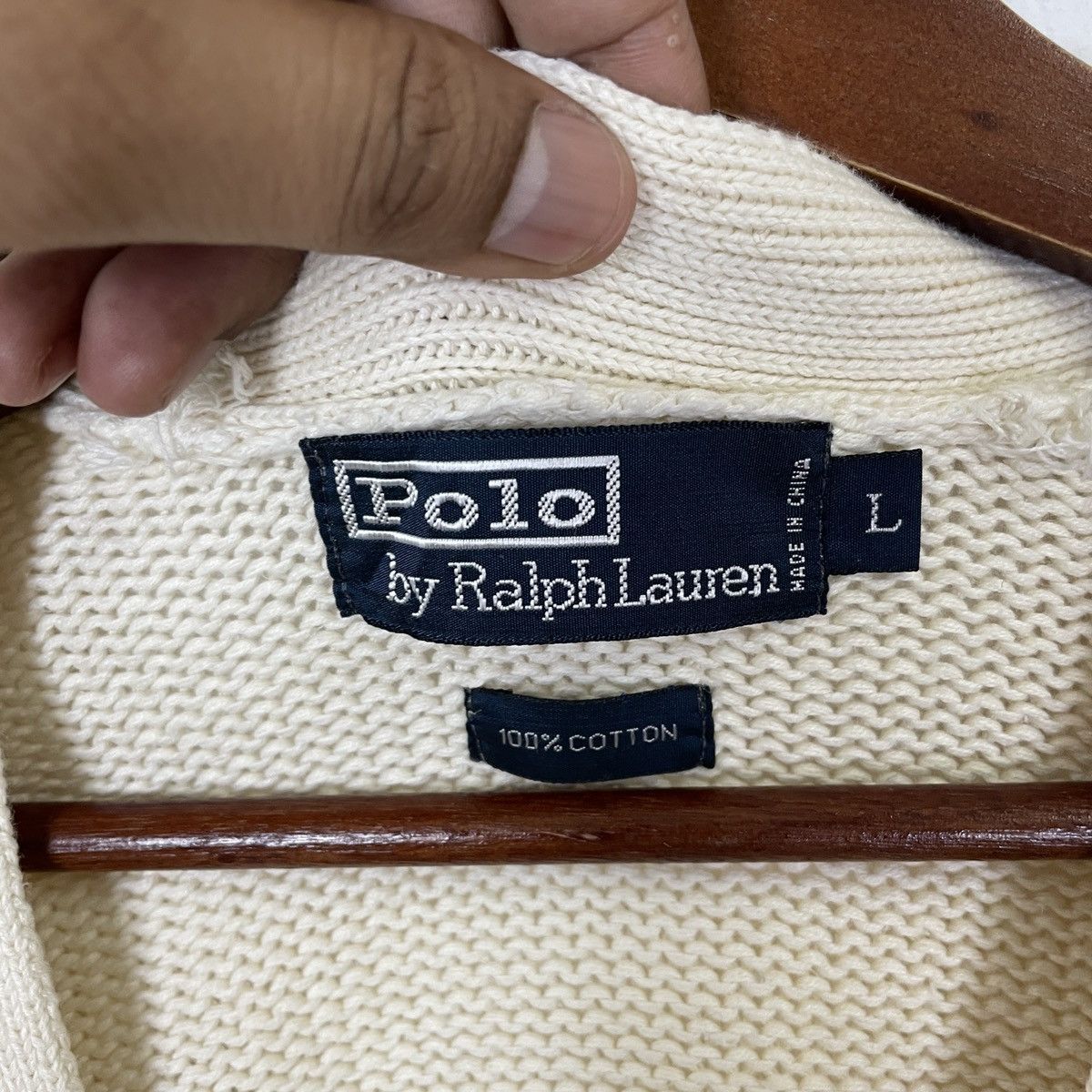 Polo Ralph Lauren Vtg Polo By Ralph Lauren Embroidery Small Logo Cardingan Size US L / EU 52-54 / 3 - 5 Thumbnail