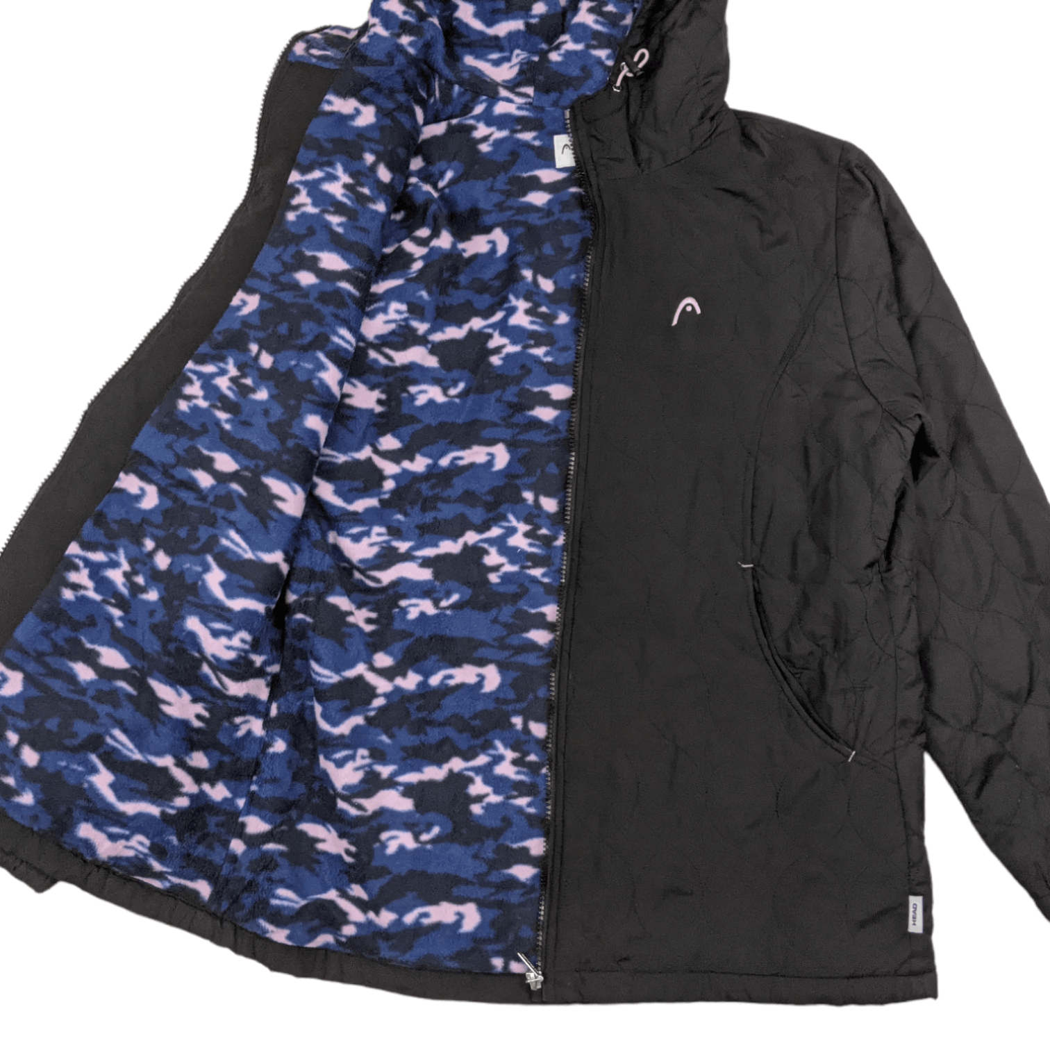 Japanese Brand HEAD Winter Warm Fleece Windbreaker Jacket Size L / US 10 / IT 46 - 3 Thumbnail