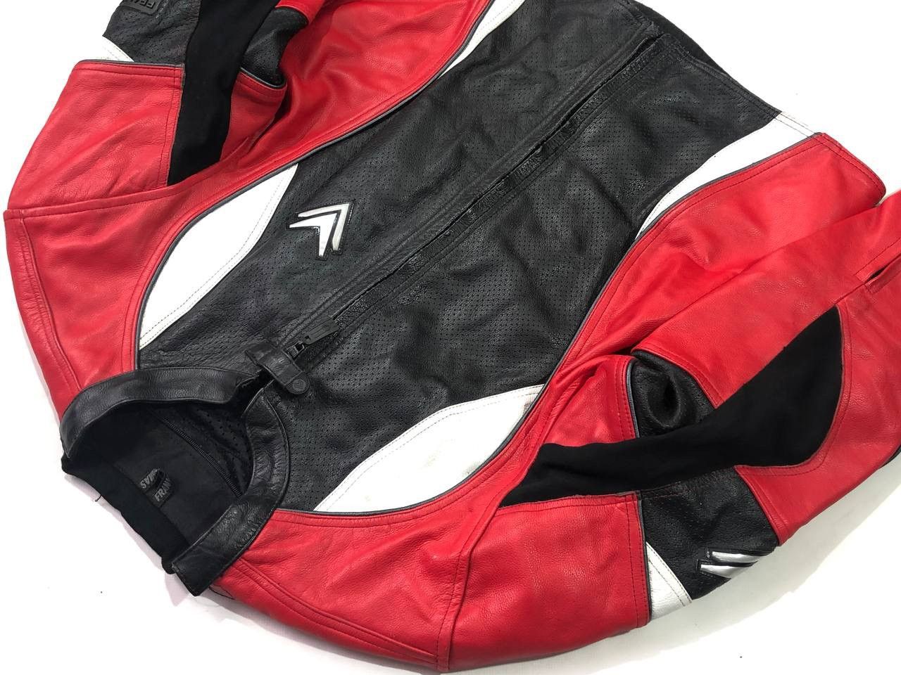 Other Frank Thomas Moto Leather Jacket Vintage Size US L / EU 52-54 / 3 - 7 Thumbnail