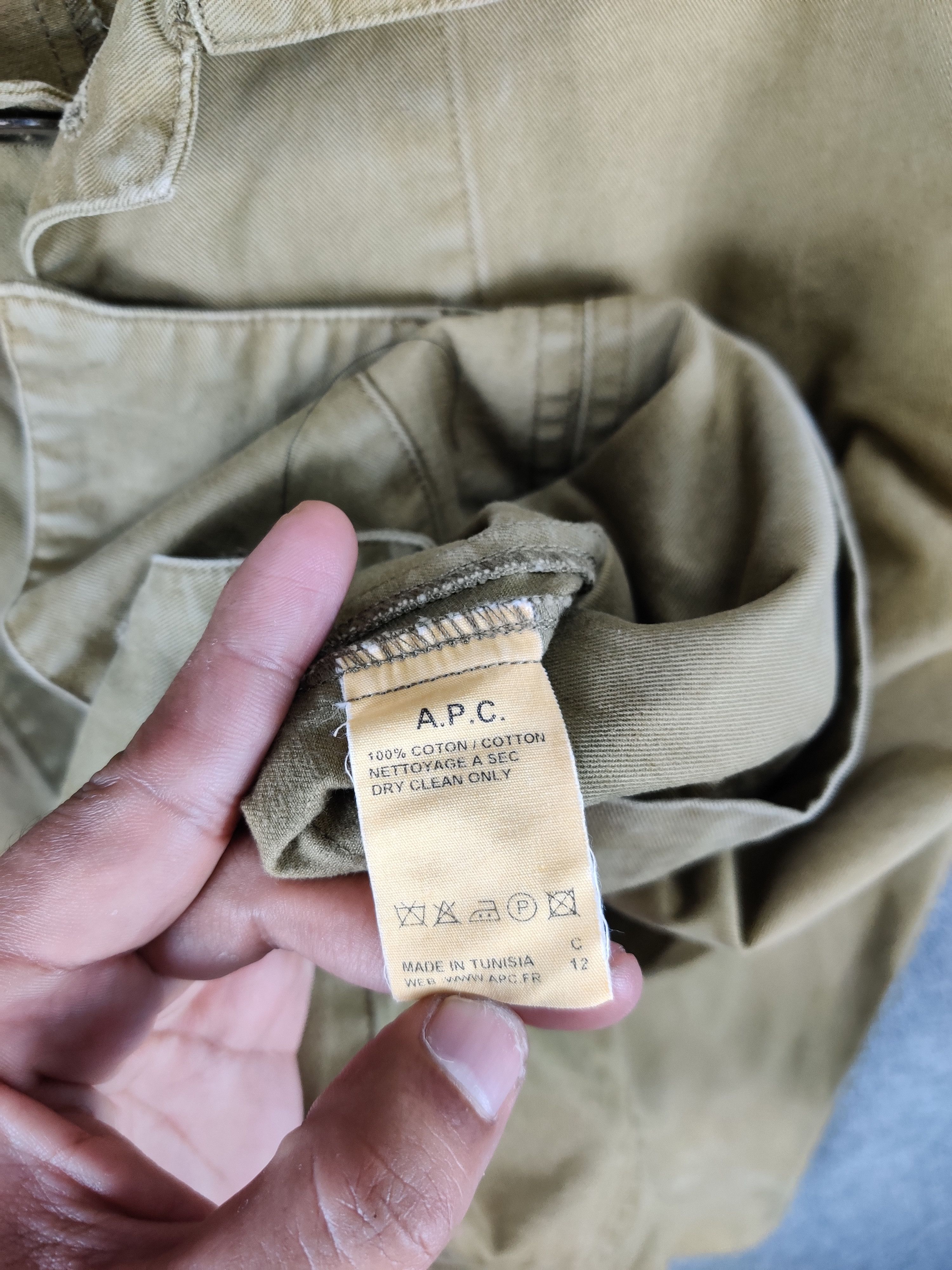 A.P.C. Vintage A.P.C Military Army Style Olive Green Jacket Size US M / EU 48-50 / 2 - 11 Thumbnail