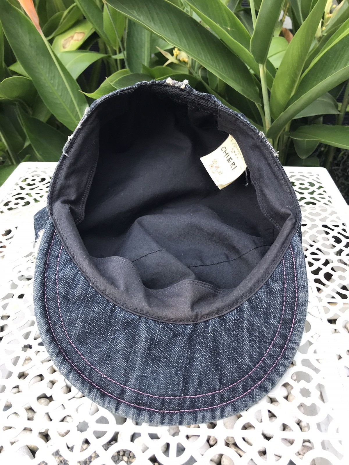 Other UNBRANDED NARUMIYA DISTRESSED DENIM CAP HAT Size ONE SIZE - 8 Thumbnail