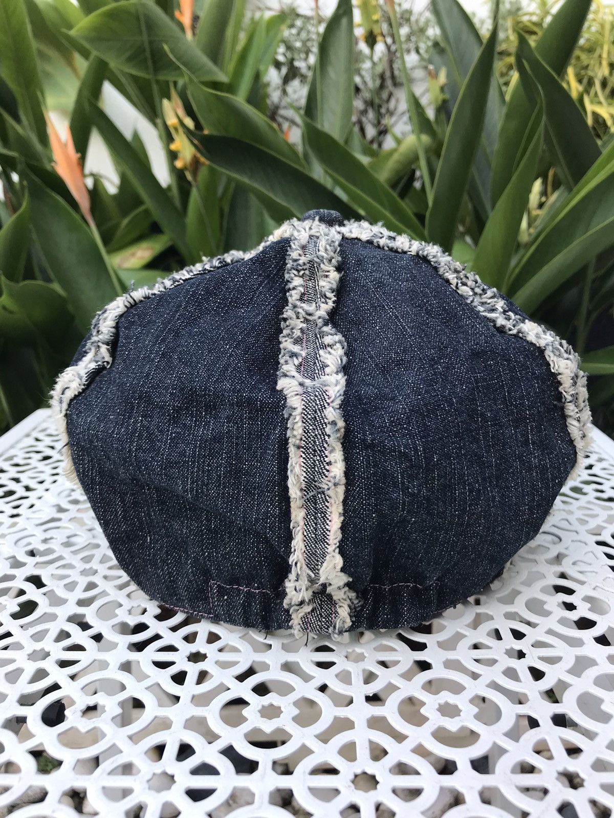 Other UNBRANDED NARUMIYA DISTRESSED DENIM CAP HAT Size ONE SIZE - 5 Thumbnail
