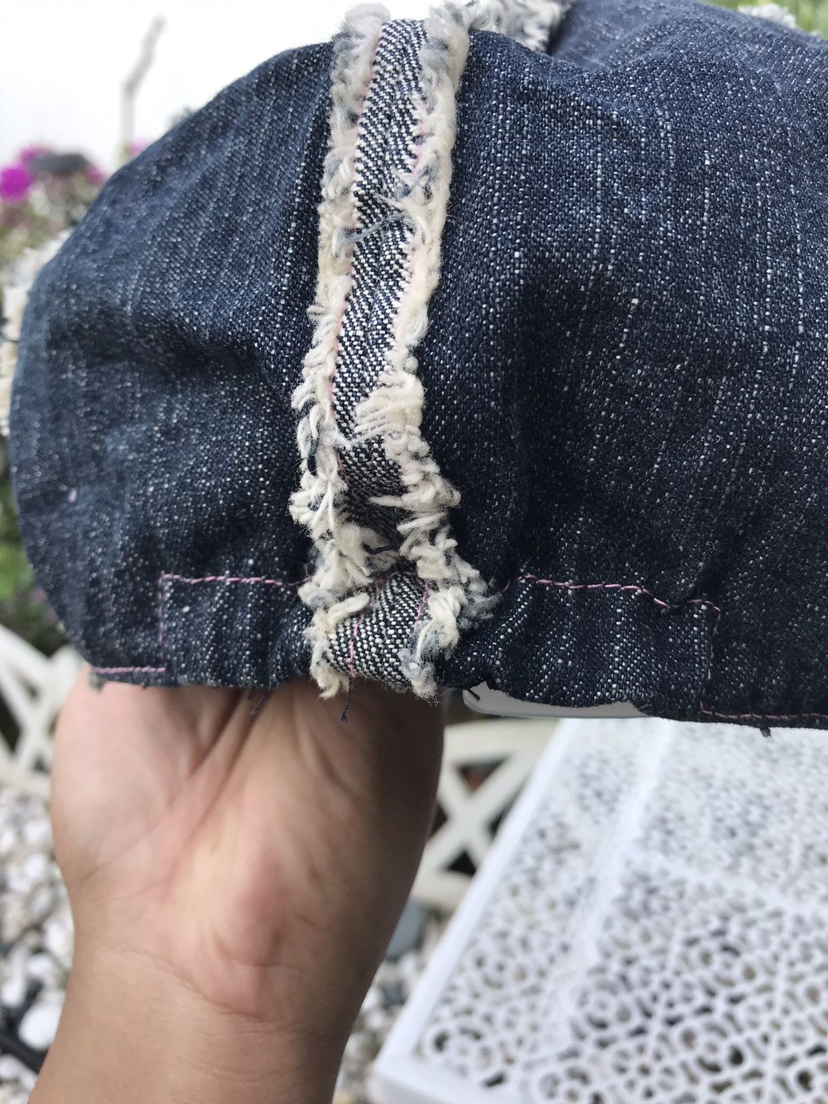 Other UNBRANDED NARUMIYA DISTRESSED DENIM CAP HAT Size ONE SIZE - 6 Thumbnail