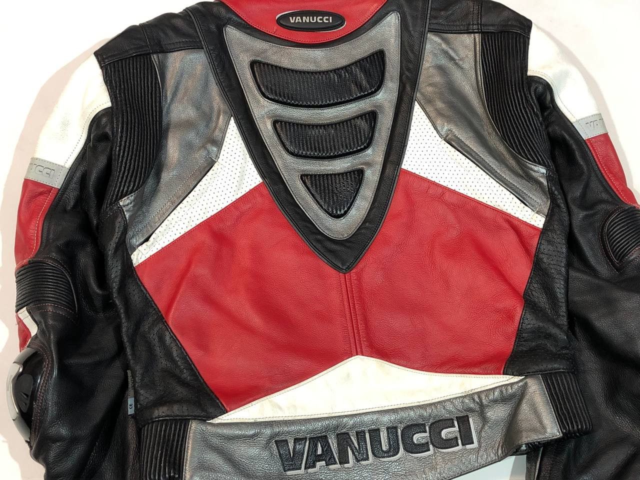 Other Vanucci Leather Jacket Moto Biker Size US M / EU 48-50 / 2 - 8 Thumbnail