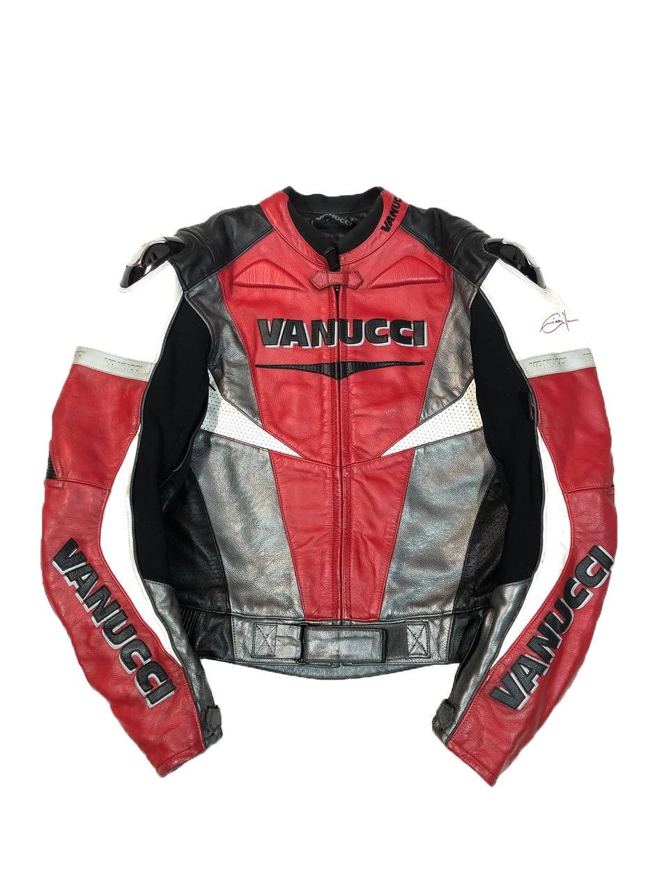 Other Vanucci Leather Jacket Moto Biker Size US M / EU 48-50 / 2 - 1 Thumbnail