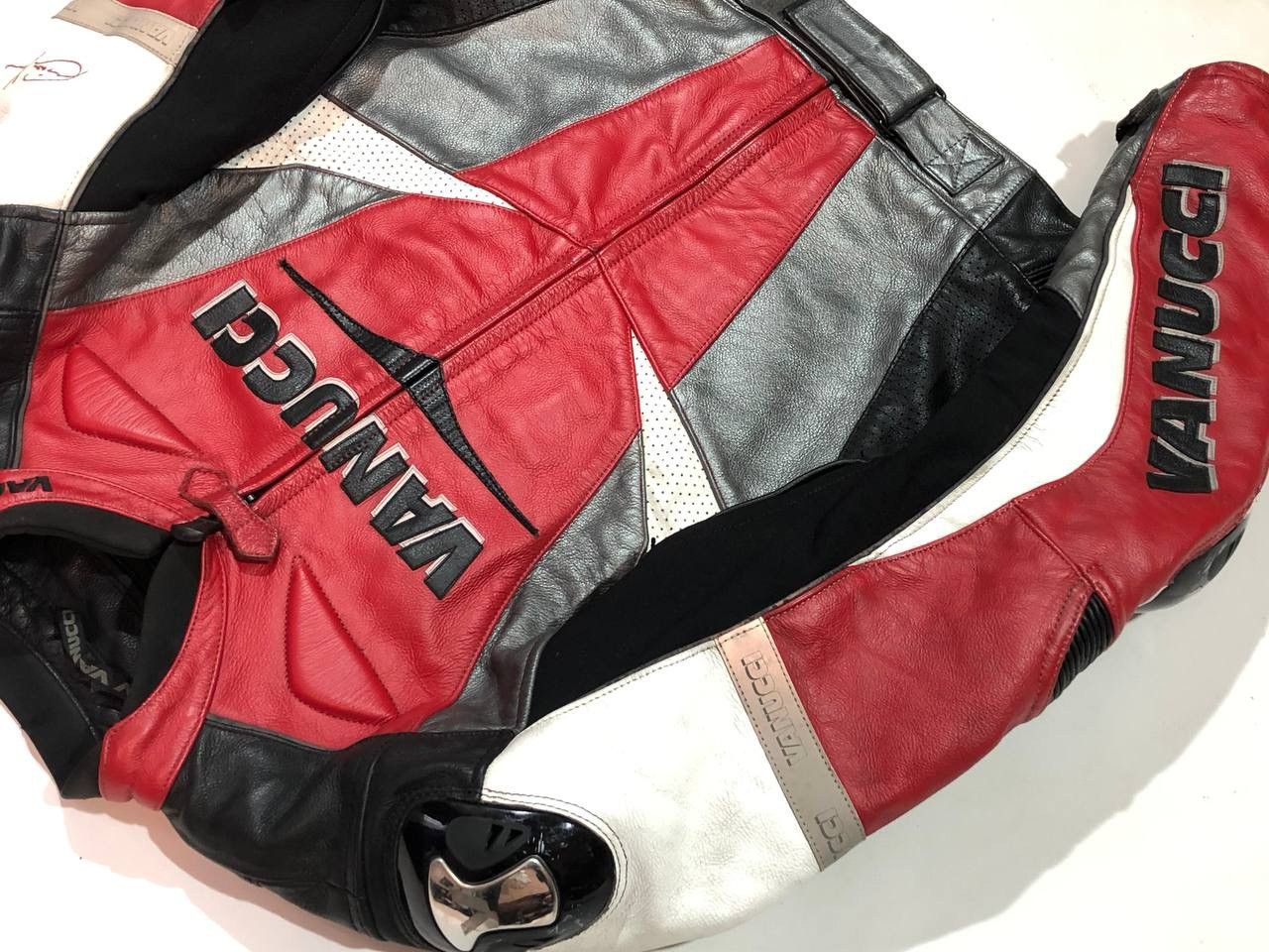 Other Vanucci Leather Jacket Moto Biker Size US M / EU 48-50 / 2 - 4 Thumbnail