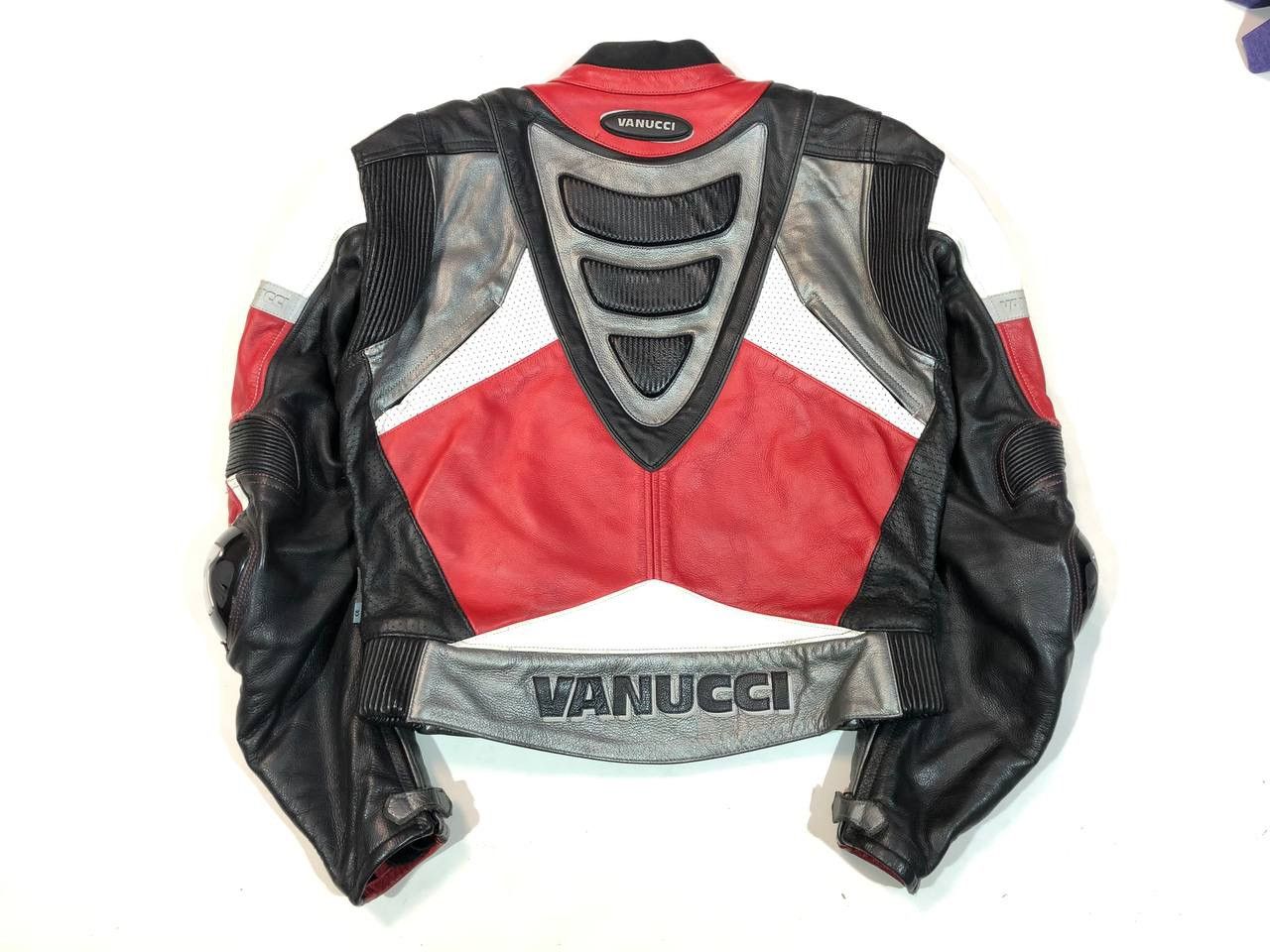 Other Vanucci Leather Jacket Moto Biker Size US M / EU 48-50 / 2 - 7 Thumbnail