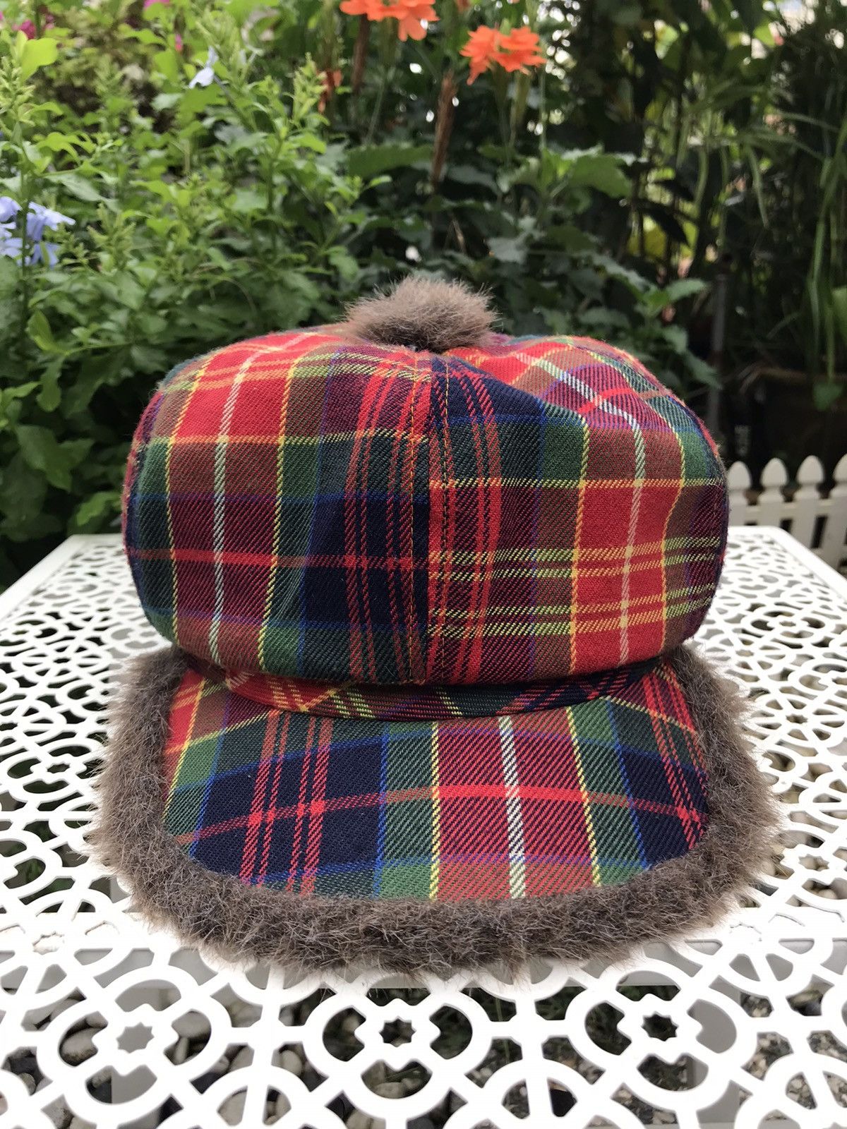 Hysteric Glamour × Japanese Brand ANGEL BLUE NAKAMURA-KUN PLAID DETECTIVE WITH FAUX FUR CAP Size ONE SIZE - 2 Thumbnail