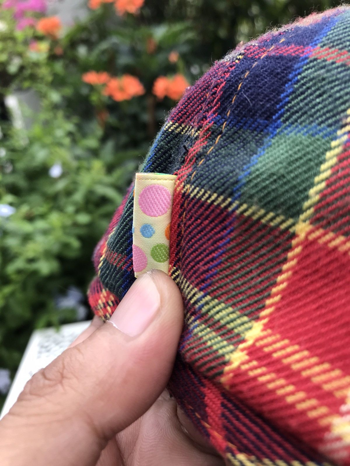 Hysteric Glamour × Japanese Brand ANGEL BLUE NAKAMURA-KUN PLAID DETECTIVE WITH FAUX FUR CAP Size ONE SIZE - 7 Thumbnail