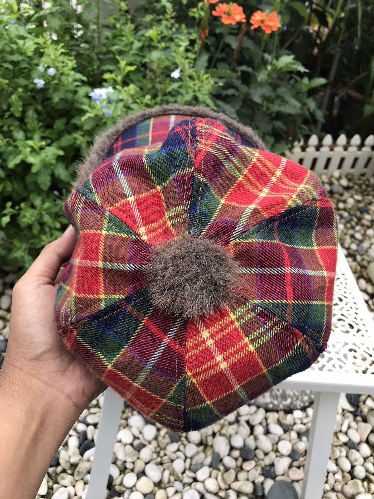 Hysteric Glamour × Japanese Brand ANGEL BLUE NAKAMURA-KUN PLAID DETECTIVE WITH FAUX FUR CAP Size ONE SIZE - 9 Thumbnail
