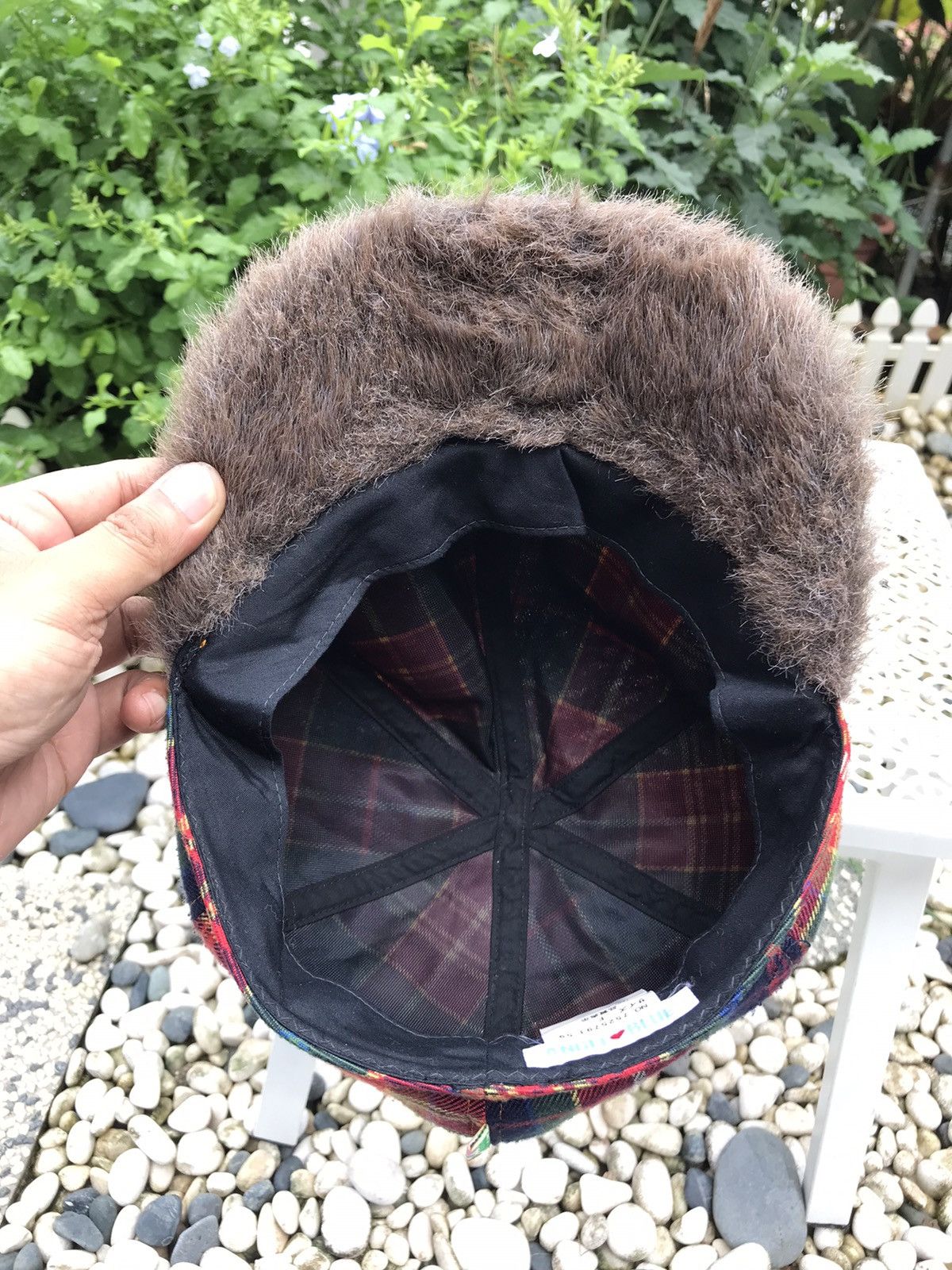 Hysteric Glamour × Japanese Brand ANGEL BLUE NAKAMURA-KUN PLAID DETECTIVE WITH FAUX FUR CAP Size ONE SIZE - 8 Thumbnail