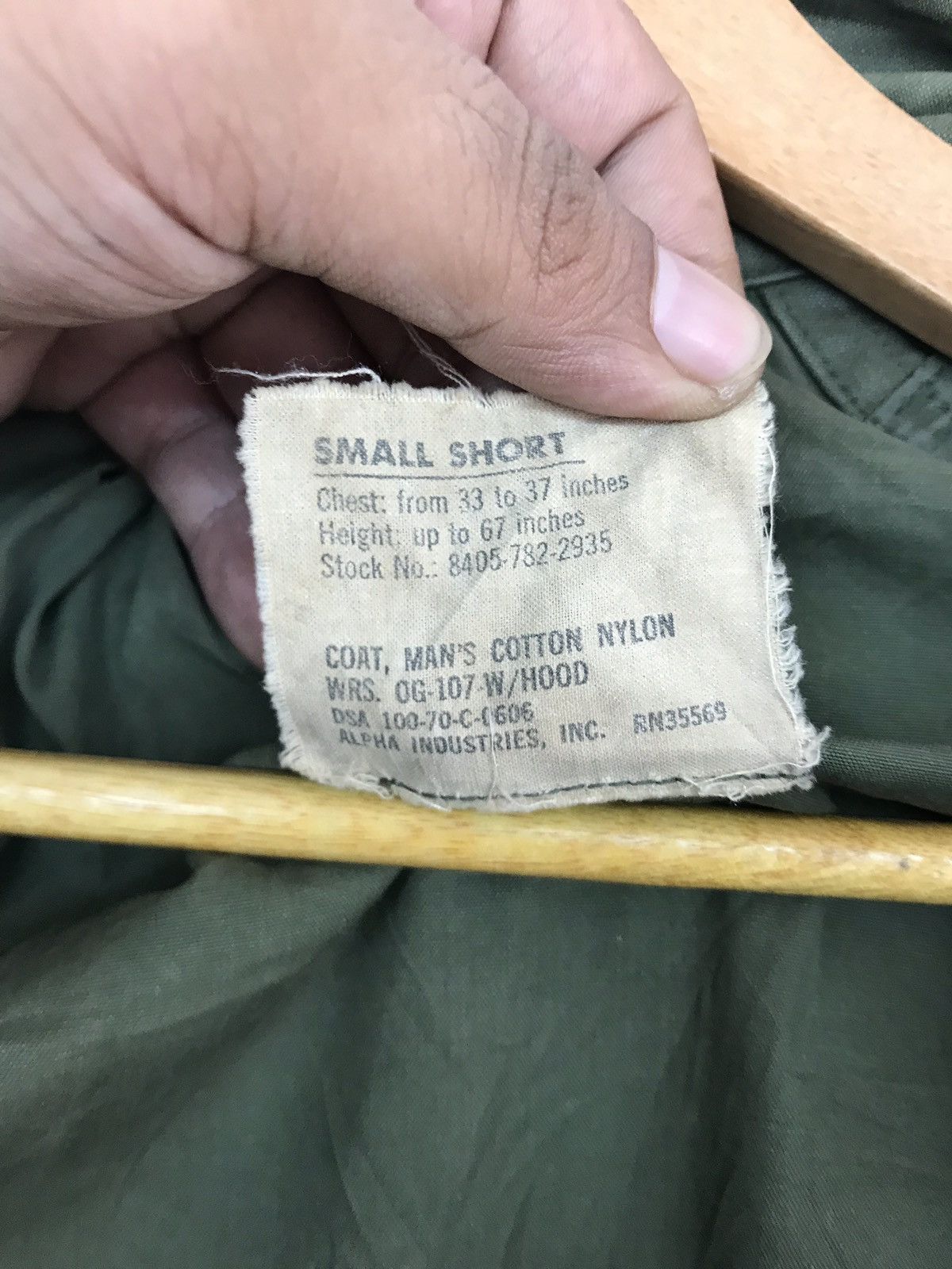 Alpha Industries × Vintage Vintage OG 107 60’s M65 Alpha Industries Jacket Size US S / EU 44-46 / 1 - 12 Thumbnail