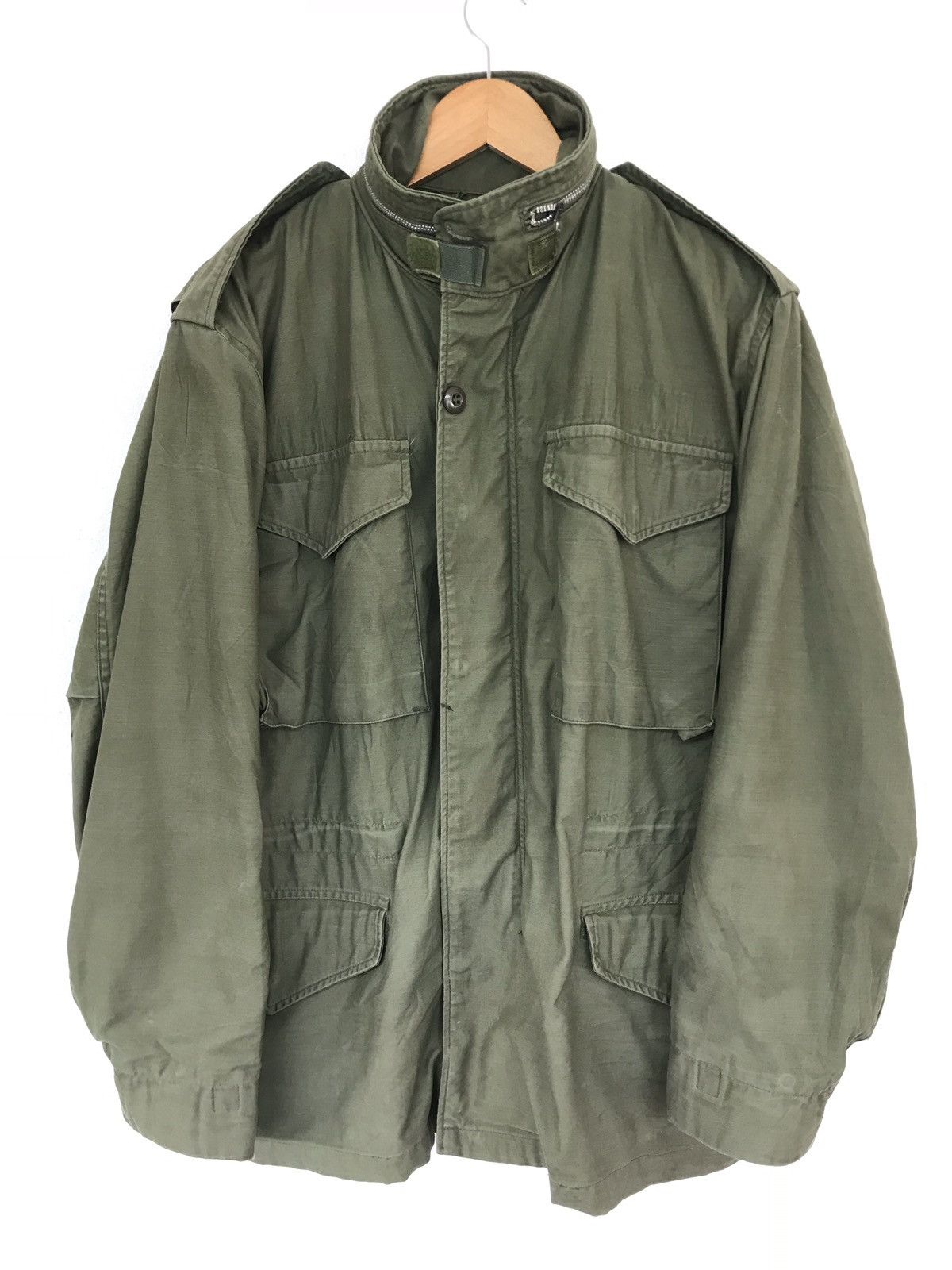 Alpha Industries × Vintage Vintage OG 107 60’s M65 Alpha Industries Jacket Size US S / EU 44-46 / 1 - 1 Thumbnail