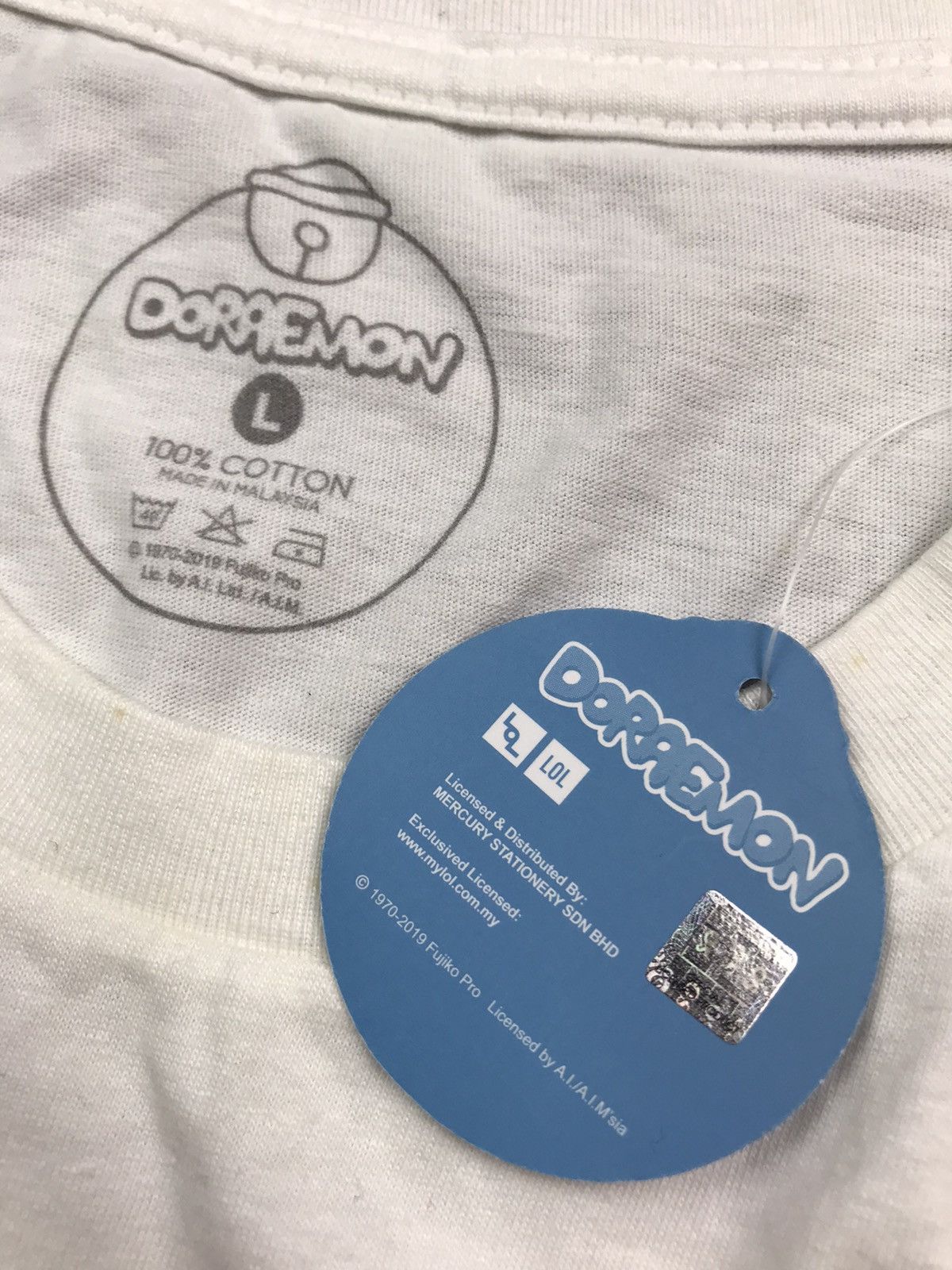 Anime × Cartoon Network × Japanese Brand DORAEMON OFFICIAL PRODUCT T-SHIRT BY FUJIKO PRO ( JAPAN ) Size US M / EU 48-50 / 2 - 6 Thumbnail