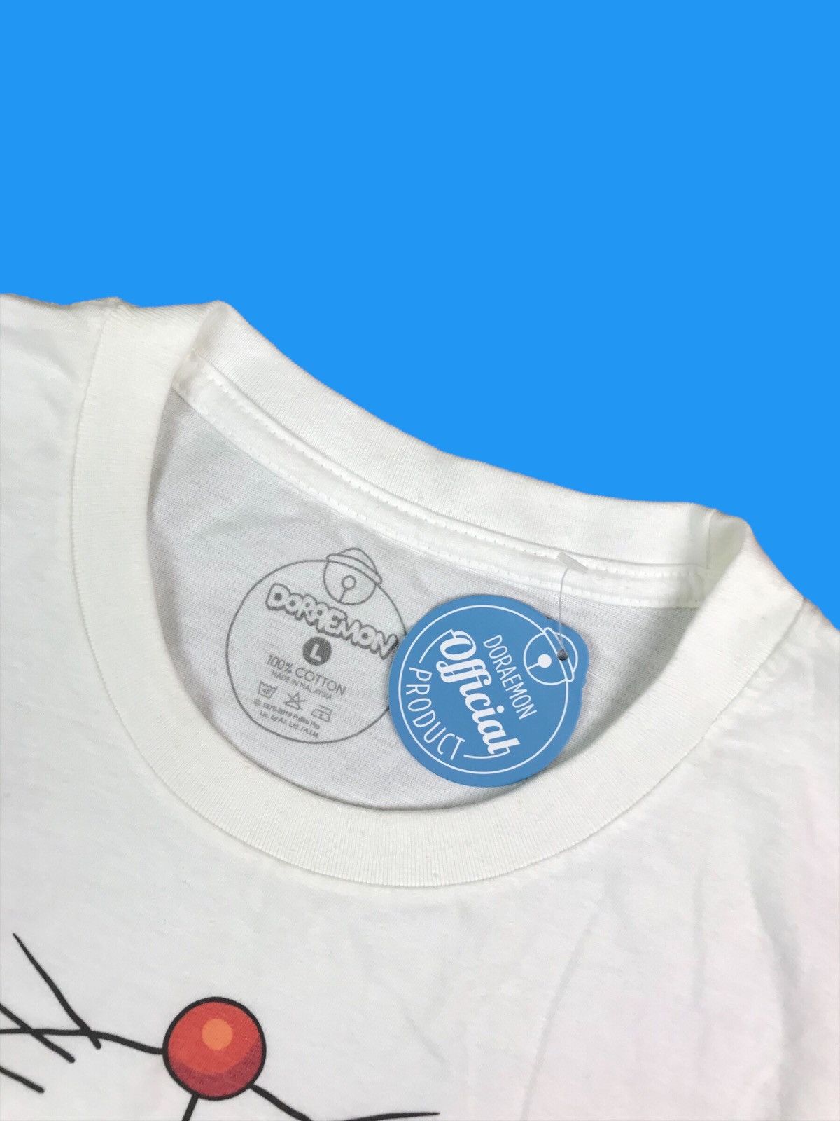 Anime × Cartoon Network × Japanese Brand DORAEMON OFFICIAL PRODUCT T-SHIRT BY FUJIKO PRO ( JAPAN ) Size US M / EU 48-50 / 2 - 3 Thumbnail